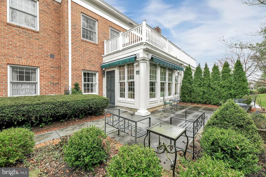 VIDEO TOURS AVAILABLE UPON REQUEST!  Every Brightwood home is unique, and this one is very special.   Yes, the beautiful hardwood floors, upgraded kitchen, 9' ceilings, crown molding and recessed lighting are wonderful touches,  but the sun porch and extensive private gardens make this one like no other.  Your garage opens up right by your back gate.  Located on the Square, 501 is elegant, private and offers amazing views and many special places to unwind and enjoy life.  Brightwood is a spectacular boutique senior community, promising extraordinary services, amenities, and lifestyle. We are small, elegant, and pride ourselves on our attention to every detail. So many services are included in your condo fee, including meals, housekeeping, personal shopper, all groundskeeping, security, wellness, onsite nursing, fitness, events and more! We take care of all the details so you are free to enjoy your life.  Visit us at www.brightwoodliving.org, or better yet, book a tour and find out why life is so good at Brightwood!