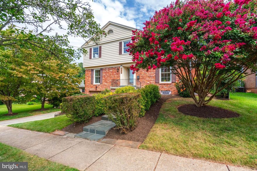 Cul-de-sac living in the heart of Bethesda, welcome to this meticulously updated and maintained 5BR / 3.5BA Colonial in Alta Vista. Ideally located on a quiet dead-end street, this brick home features beautiful lush front and back yards with stunning flowering trees and bushes, as well an expansive, private back deck and patio to take advantage of the verdant grounds. 

There are beautiful details, such as glowing, hardwood floors, crown moldings, two fireplaces, and an abundance of natural light with oversized windows. The spacious kitchen is anchored by an oversized island, Kraftmaid custom cabinetry, Calacatta quartz countertops and backsplash, new stainless steel appliances including a brand new Jenn Air RISE French Door fridge, and French doors to the deck. The bright living/dining room also benefits from access to the back patio, creating excellent flow for everyday living and entertaining. Additional highlights include a front flagstone walkway, a first-floor powder room, and an attached one-car garage with a private driveway. 

The sun-drenched owner’s bedroom is on the second floor and offers a walk-in closet, as well as an en suite full bath with dual sinks and a luxurious soaking tub. Three other large bedrooms and a full hall bath featuring jetted tub makes accommodating any owner need. A fully-finished lower level is highlighted by a pristine recreation room with upgraded floors, a stunning fireplace, and an entertainment system. 

5613 Alta Vista Road is an uber-convenient location close to downtown Bethesda, two Y locations, the Metro, NIH and Walter Reed Medical Center. Wyngate Elementary, North Bethesda Middle, and Walter Johnson High serves the neighborhood, with the Wyngate bus stop conveniently located right outside the front door. Alta Vista, known for its friendly residents, solid home, recreational parks, shopping, and more, all in one convenient location.