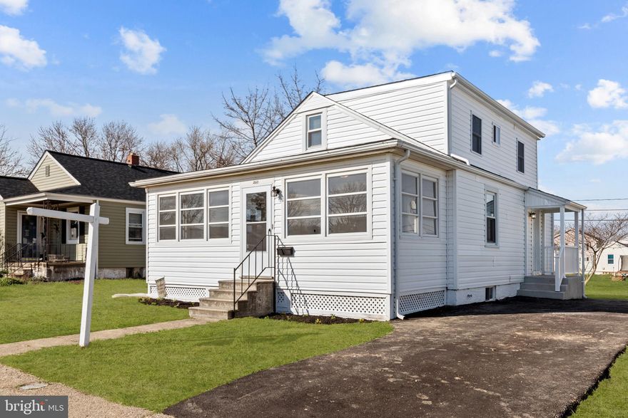 Fully renovated 3 bedroom, 2.5 bath home. Beautiful sun porch with LVP flooring greets you. Once inside, the large living room has plenty of space for family. Kitchen has granite countertops and plenty of storage with an open concept. The main level has a full bath and a spacious bedroom. The second level has 2 bedrooms along with laundry, and a full bath. On to the lower level where theres plenty of entertaining room along with a half bath. Outside has off street parkign as well as on street parking. The rear yard is a blank canvas for an oasis of your liking.