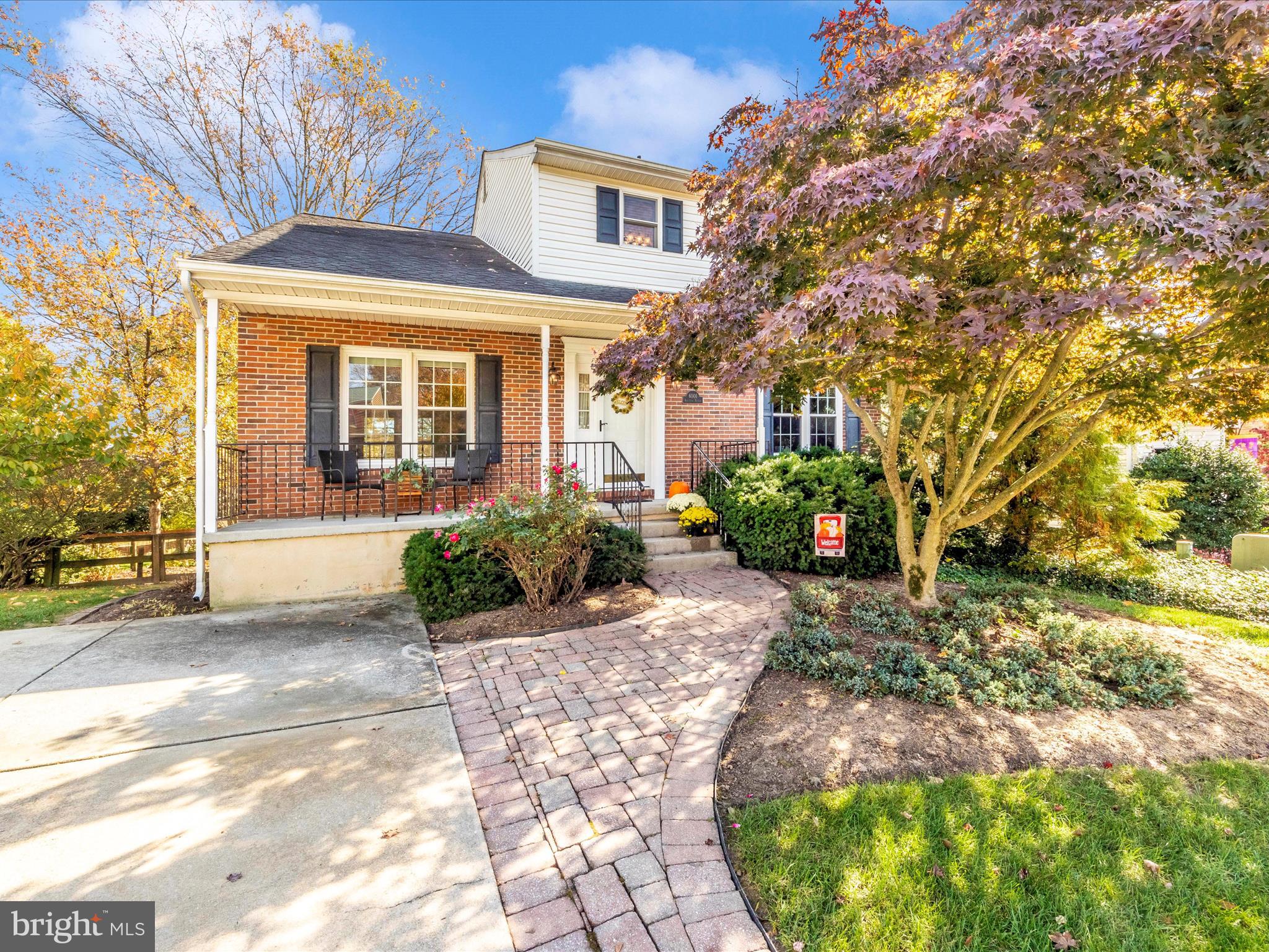 Flexible main level floor plan offers powder room, coat closet, spacious living room with gas fireplace, separate dining area and cozy family room off kitchen with pantry closet and gas cooking. Updated sliding glass door off kitchen gives access to huge (22’x16’) composite deck overlooking an exceptionally nice backyard. Deck stairs lead to a brick paver patio and the level, fenced backyard and storage shed (12’x14’). Lots of memories to be made with this outdoor space! Upstairs you’ll find the primary bedroom with ceiling fan, double closets and updated en suite bath. There are 3 additional bedrooms, all fitted with ceiling fans, another full bath and linen closet. The lower level is partially finished with 2 additional living spaces, another gas fireplace, powder room and large unfinished utility/storage room with laundry sink, workbench and walk-up access to rear yard. Conveniently located I-95, I-695, BWI and less than 4 miles to the MARC-Dorsey Station. This is an estate sale. Siding, windows, roof, deck and HVAC have all been replaced. This is a perfect find for buyer looking to add their own personal touch and style!