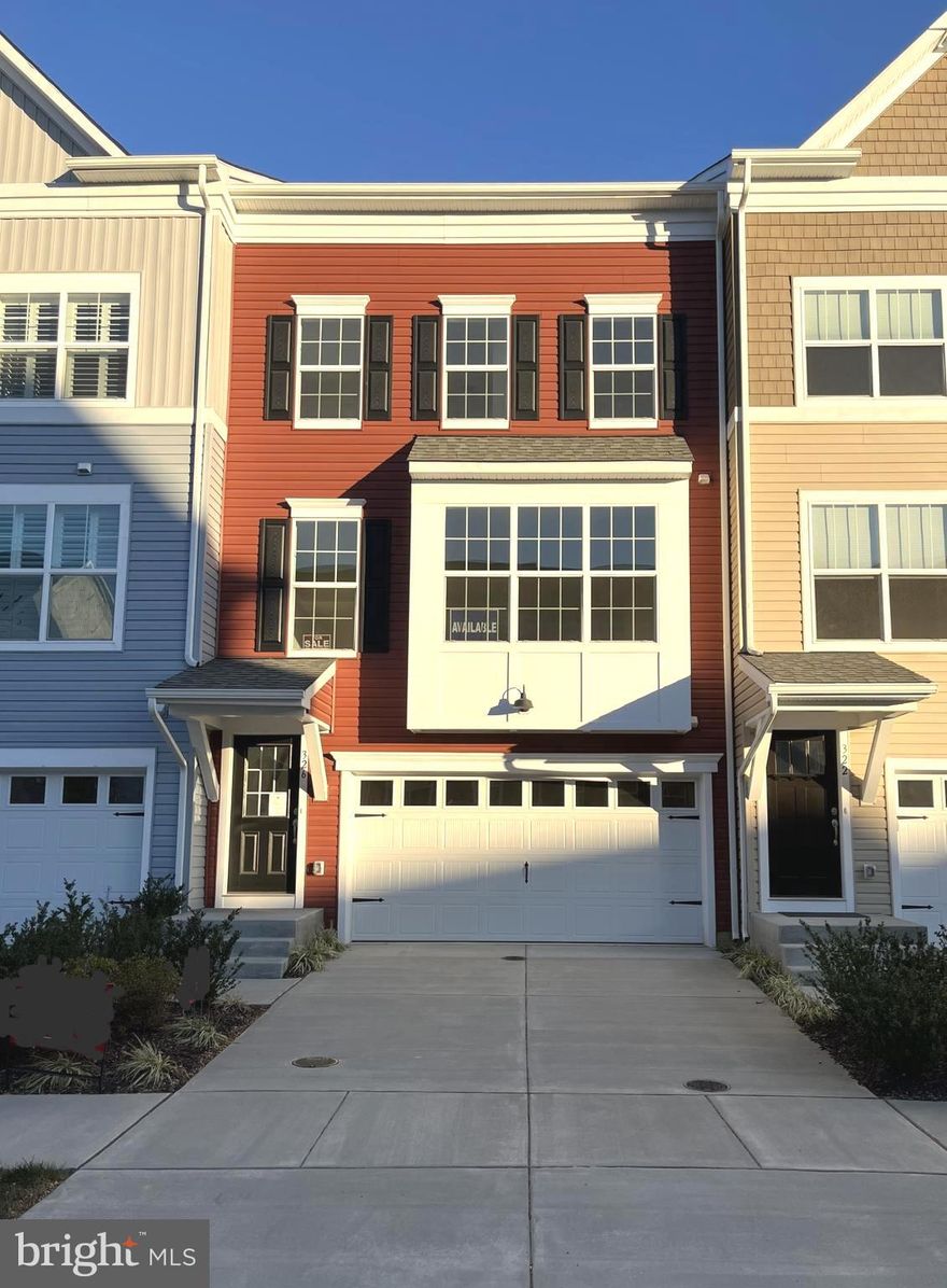 THIS ONE IS UNDER SOLD but we have 1 more move-in ready townhome. Model is open every day by appt- Call to set up a day to tour. Built by Baldwin Homes, this home is complete and available for a quick move-in!!  4 stories, 3/4 bedrooms with 4 full bathrooms. Luxurious kitchen with large island. Open concept living. Flooded with natural light from the large windows that surround the home. Multiple living spaces. Luxury vinyl flooring in the main living spaces. Large townhome with a 2 car garage plus driveway! You don't want to miss it!! There is still time to add the fireplace, deck, and patio, please inquire about cost. 

Ellendale has the perfect location! Close the the Chesapeake Bay Bridge, near all of our waterfront dining, event venues, schools, parks, and commuting bus!! Get your appointment and secure your home TODAY!
