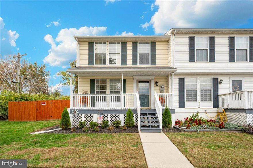 Welcome Home! From the moment you step onto the charming front porch, you’ll feel the warmth and care that has gone into this meticulously maintained, move-in ready end-unit townhome. Freshly painted in soft neutral tones and filled with natural light, this home is truly the one you’ve been waiting for! The main level offers a cozy family room, a beautifully appointed kitchen with a pantry, and a conveniently located powder room. Enjoy newer vinyl flooring that flows throughout both the main and lower levels, adding style and durability. Step outside to enjoy amazing outdoor living on the spacious deck overlooking the fenced and landscaped backyard, featuring a new privacy fence, your own personal pool, (Seller is happy to remove if Buyer prefers) and a large shed for all your storage needs—perfect for summer fun and relaxation! Upstairs, you’ll find three spacious bedrooms, including a primary bedroom with a walk-in closet featuring built-in organizers. A large, full tiled hall bath and a linen closet complete the upper level. The fully finished lower level adds even more living space—ideal for a second family room, home gym, office, or playroom…the possibilities are endless! This home checks all the boxes—Newer Roof and Hot Water heater-All beautifully updated, exceptionally cared for, ideal commuter location within 3 miles to I-70 and I-81, 40 minutes to the MARC train, and less than a mile to Meritus Medical Center. As-is. Ready for you to move right in. Don’t wait—schedule your showing today and start packing!