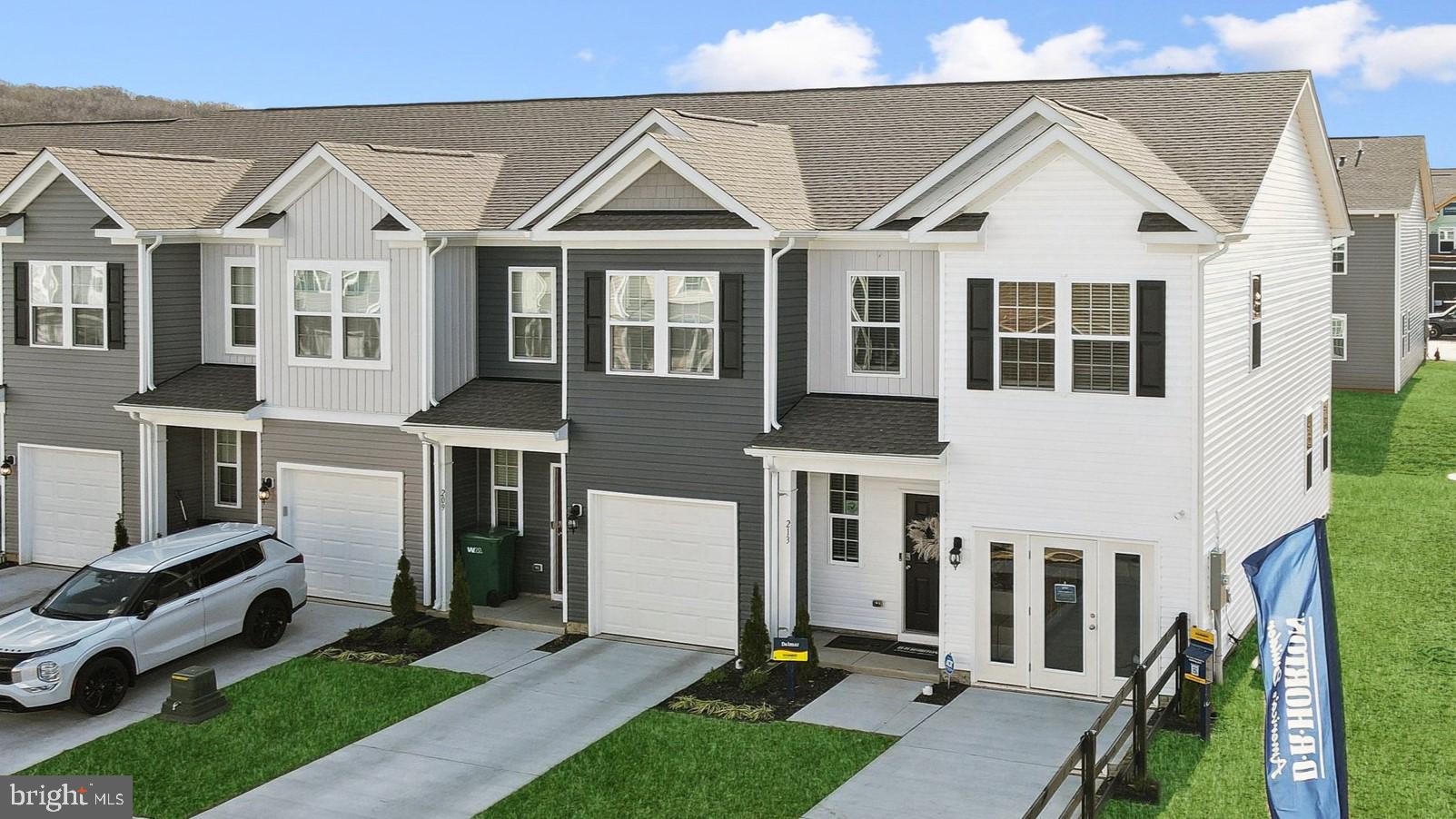 Summer Delivery! Just in time for the leaves to change!
Luray Landing offers affordable living in a dream location. Beautiful Mountain Views. Walking distance to shopping, grocery store and even Luray Caverns. A short drive to Massanutten Mountain and Resort and Shenandoah National Park. D.R. Horton proudly offers our Delmar Floorplan. 3 bedrooms, 2.5 baths complete with a 1 car garage. Gorgeous open kitchen with granite countertops and stainless steel appliances. LVP flooring on entire main level. Spacious bedrooms upstairs with 2 full baths complete with granite countertops. Washer and Dryer hook ups conveniently located on Bedroom level. Would make a great long term rental. High Speed internet is offered in the community and goes well with all included Smart Home Features. Call to set up an appointment
Up to $5,000 total closing cost is tied to the use of DHI Mortgage. *Photos, 3D tours, and videos are representative of plan only and may vary as built.
