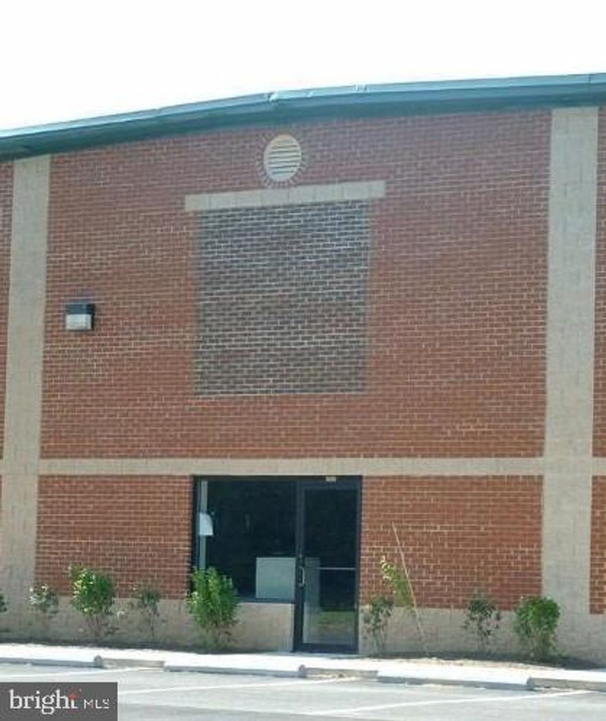 Industrial warehouse space (1203 s/f), climate controlled and  tile floor throughout.  Finished space with high ceilings.  Plans available from Litten & Associates to construct and finish second level.  Additional 3,600 s/f storage yard included.  Signage on 301 Marquee.  Minutes from Potomac Rive Bridge and Dahlgren Base.