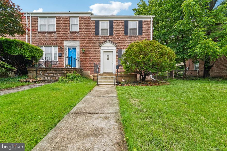Welcome to 5512 Medwick Garth North in Catonsville! This charming corner-unit townhome offers 3 bedrooms, 1 full bath, and 1 half bath on a spacious lot with added outdoor space and privacy. Inside, you’ll find newly refinished hardwood floors and a cozy wood burning fireplace that adds warmth and character to the living area. Recent updates include a roof that was replaced in 2025, providing added peace of mind. Step outside to enjoy the beautiful stone paver back patio, perfect for relaxing or entertaining. Conveniently located near shopping, dining, parks, and commuter routes. More details coming soon, along with professional photos!