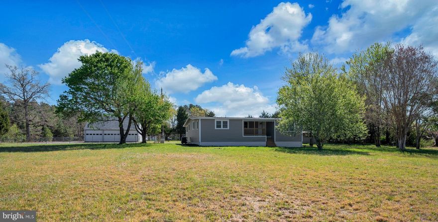 3 bedroom 2 bath plus office all on one level. 2+acres and no HOA.  Oversized 3 car detached garage.  Whole house generator (works but sold as is) 5 sheds.  Primary bedroom has a sitting room with a walk in closet.  Lots of new thru out.  Roof, siding, hvac, appliances,  granite,  cabinets,  flooring,  freshly painted,  hwh plus lots more.