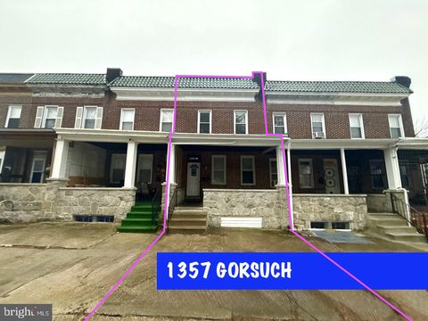 1357 GORSUCH AVENUE BALTIMORE MD 21218