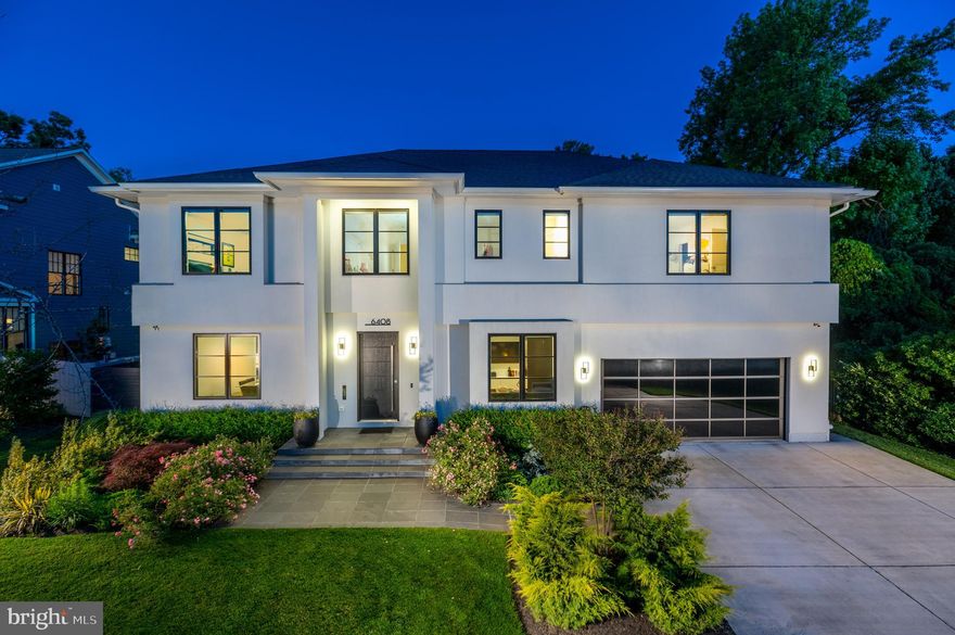 Built in 2020, this contemporary masterpiece offers it all with a thoughtful design, elevated finishes and a backyard oasis, nestled in one of Bethesda's most coveted neighborhoods, Oakwood Knolls. The property boasts an upscale living space, a saltwater pool with an automatic cover, artificial turf, sport court, putting green and much more, perfect for entertaining your family and others!
 
The main level offers inviting living spaces including a gourmet eat-in kitchen with premium stainless-steel appliances and bar seating on the kitchen island, a sun-room, an elegant wine closet and surround sound in the family room and kitchen. An office, dining room, mudroom with full bath, first of two laundry rooms and two-car garage with built-ins completes the main level. The second level with wood floors throughout is highlighted by the generous primary suite with a tray ceiling, exquisite bathroom, a generous walk-in closet, and a balcony overlooking the rear yard. The primary bathroom offers dual vanities, a free standing tub, and a seamless shower. The second level also offers three other large bedrooms, each with their own bathroom, and the second laundry room. The spacious lower level features a theater room, a sports room, an ensuite bedroom, steam shower and ample storage. The rear patio is the perfect place for grilling, swimming, playing sports, listening to music or watching TV through built in speakers, or just relaxing in the privacy of your own home.  The entire house, including outdoor cameras, TVs and 4 audio zones are all pre-wired to a central control system.  
 
With its premier location in the Burning Tree, Pyle, Whitman school district and just minutes from all the shops, restaurants, and grocery stores of downtown Bethesda, easy access to downtown DC and 495, this exceptional home offers the epitome of luxury living in Bethesda. Reach out for a full list of features and disclosures.