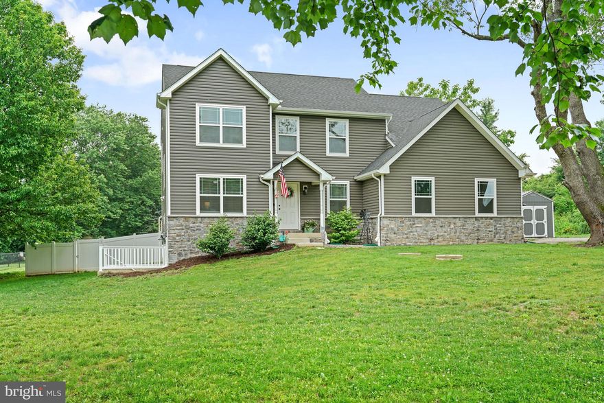 Welcome Home to Your Move-In Ready Dream Retreat! Nestled on nearly an acre of land and privately set back from the main road, this beautifully designed home offers the perfect blend of privacy, functionality, and modern luxury—no need to wait for new construction when this gem is ready for you now! As you step inside, you're greeted by a spacious foyer that leads into a dedicated home office and a convenient half bath. Just around the corner, a thoughtfully designed mudroom connects to the attached garage, providing an ideal drop zone for daily living. The heart of the home is the stunning kitchen, featuring granite countertops, a stylish apron-front sink, brand-new appliances, and island seating perfect for casual dining and entertaining. The open floor plan flows seamlessly into a generously sized living room and formal dining area—an ideal space for gatherings. Upstairs, you'll find four spacious bedrooms, including a centrally located laundry room for added convenience. The luxurious primary suite is a true retreat, boasting two oversized walk-in closets, a cozy sitting area, and a spa-like en-suite bathroom complete with a freestanding soaking tub and a large walk-in shower. Step outside to enjoy your newly constructed Trex deck, perfect for relaxing or hosting guests, all overlooking your freshly fenced-in backyard with ample space to add a pool and create your own outdoor oasis.
Don’t miss the opportunity to call this  property your forever home—schedule your private showing today!