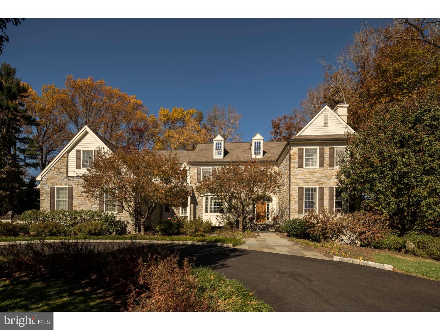 This gorgeous stone traditional estate home sits on top of two beautiful acres where privacy and open space abound. Fifteen years young with spacious living and dining rooms, large great room, study and butler's pantry. Truly a Chef's Kitchen with massive granite island, six burner Viking Stove with Griddle and Two Ovens, Viking Warming Oven, Farmhouse Sink and Two Bosch Dishwashers opening to a lovely light filled breakfast room. Large flagstone patio with stone wall bench seating and outdoor dining under the stars. Fabulous Master Bedroom, Sitting Area and luxurious Master Bathroom. Four other spacious bedrooms and Baths with back staircase...perfect for Nanny or In Law Suite. Finished Lower Level with theater and additional bedroom and full bathroom and Gym. No expense spared in this spectacular custom built home.