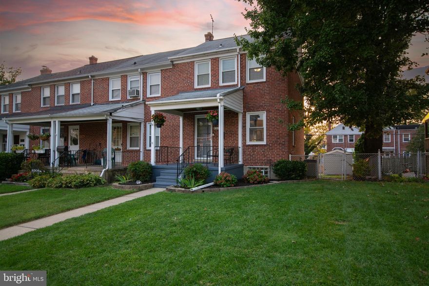 You absolutely won't want to miss this charming end of group townhome in Loch Raven Heights! The cozy front porch leads you to the open main floor living w/ beautiful hardwood floors, updated kitchen, & ample dining space. Upstairs you'll find 3 nicely sized bedrooms & updated full bath. The lower level provides tons of additional living space w/ bar, new flooring, 1/2 bath, and laundry room. The large fenced backyard surely wont disappoint w/ a deck, spacious patio, & large shed for all your storage needs.