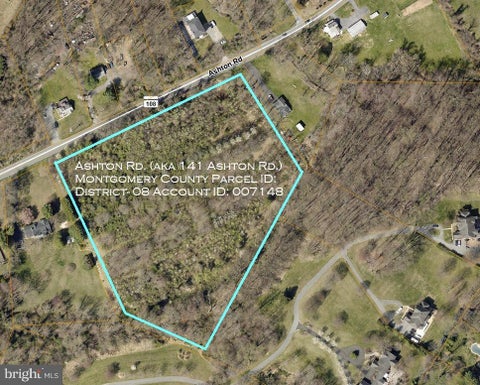 Vacant Land For Sale - 141 Ashton Road<br/> Montgomery County, ASHTON, MD 20861