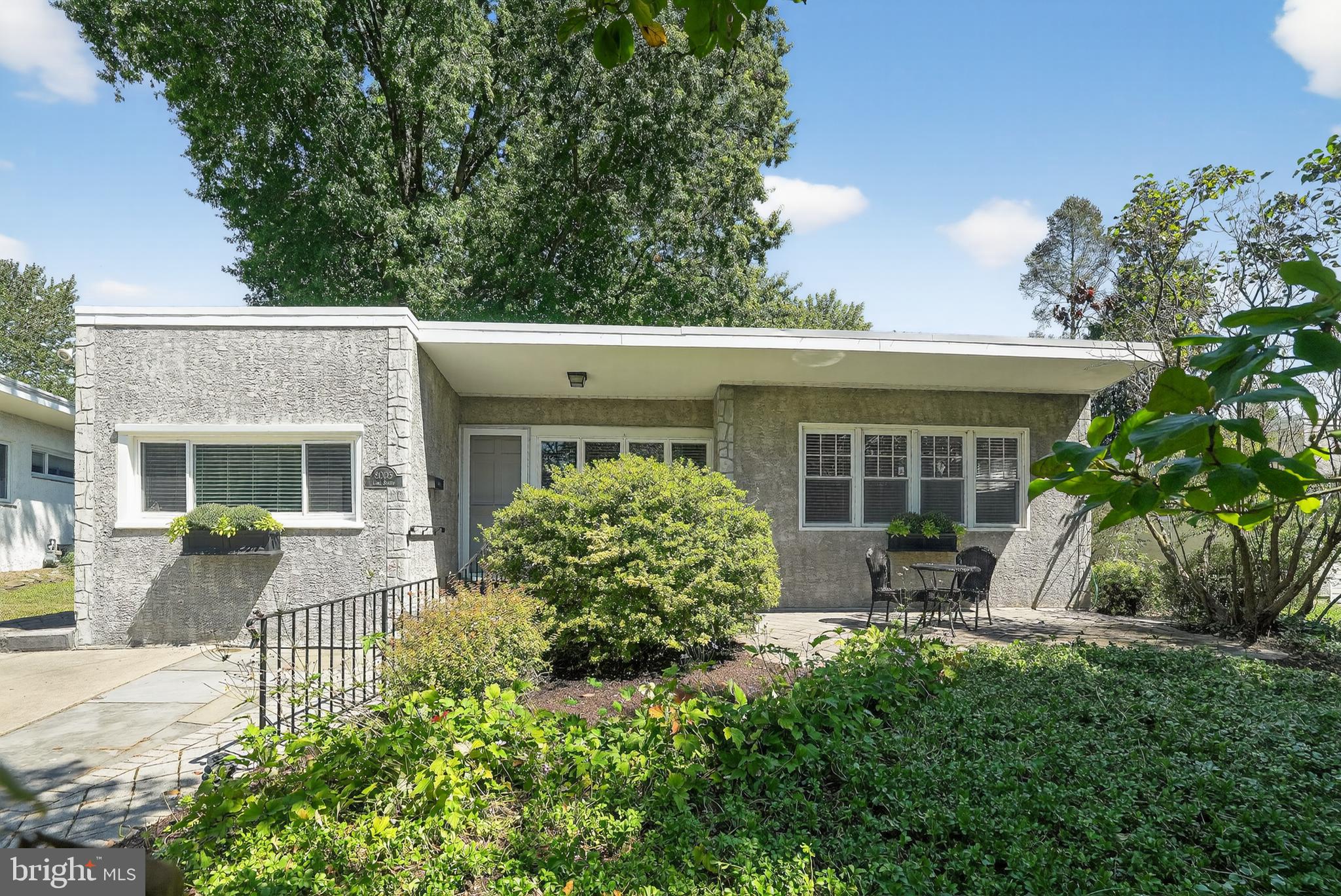 Searching for 1 floor living? Check out this classic Mid-Century contemporary single ranch home located in beautiful Upper Roxborough/Andorra neighborhood adjoining the lush Upper Roxborough Reservoir Nature Preserve with a bucolic walking trail. This fine home is in absolute move-in condition and features solid masonry construction, an open floor plan with sun filled spaces, gleaming original exposed parquet wood flooring, spacious kitchen with an abundance of light colored cabinetry, Anderson replacement windows, living room with wood burning fireplace, updated gas heat & central air, manicured landscaping, majestic shade tree, off street parking, serene rear yard with relaxing patio area & storage shed. Super convenient location that is just steps to bus stop to Center City, Andorra Shopping Center, and minutes to IvyRidge Shopping Center, IvyRidge Train Station to Center City, Wissahickon Park trails, and major routes of travel. Enjoy easy living in a beautiful and convenient location.