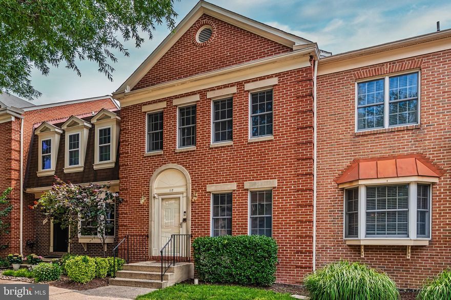 ALL BRICK 3 LEVEL, 3 BEDROOM, 4 BATH TOWNHOUSE IN BEAUTIFUL BRIGADOON. GEORGOUS AND JUST COMPLETELY RENOVATED EAT-IN KITCHEN WITH QUARTZ COUNTERS AND STAINLESS APPLIANCES LOOKS TO THE OPEN DINING ROOM STEPS DOWNTO THE LIVING ROOM WITH HARDWOOD FLOORS AND WOOD-BURNING FIREPLACE FLANKED BY FRENCH DOORS. THE SPECTACULAR JUST COMPLETED PRIMARY BATH WILL MAKE YOU FEEL LIKE YOU'RE AT A SPA. DON'T MISS THE FULL SIZE WASHER AND DRYER ON THIS LEVEL IN ADDITION TO THE SECOND SET ON THE LOWER LEVEL. THE LOWER LEVEL FEATURES INCLUDES A MULTI-PURPOSE OFFICE/HOME GYM/DEN AND THIRD FULL BATH, A LARGE FAMILY ROOM WITH SECOND WOOD-BURNING FIREPLACE, 10' CEILING, WET BAR AND RECESSED LIGHTING AND ACCESS TO A PRIVATE FENCED PATIO. PARKING AT YOUR FRONT DOOR, STEPS TO METRO BUS AND JUST MINUTES TO VAN DORN METRO! DON'T MISS THIS OPPORTUNITY!