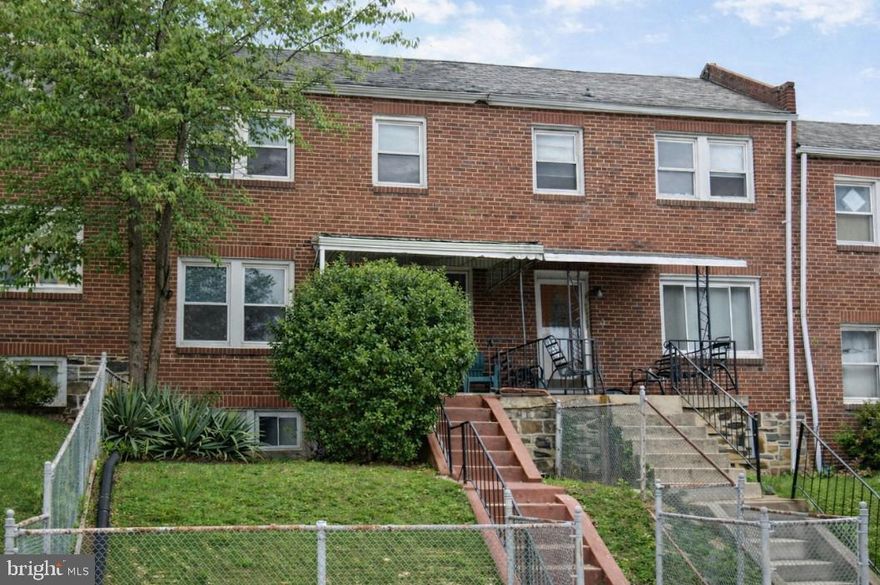 INVESTOR SPECIAL! Fantastic opportunity to add to your rental portfolio with this 4-bedroom, 2 full bath townhouse located at 15 S Bernice Avenue in Baltimore City. This tenant-occupied property offers immediate income potential and the flexibility for multiple rental streams. The main level features a spacious living area with recessed lighting throughout and a dining/kitchen combo perfect for everyday living. The kitchen has granite countertops, a center island, and abundant cabinet space.

The upper level includes three bedrooms and a full bath, while the finished lower level offers a fourth bedroom, an additional full bath, and a separate laundry room—ideal for maximizing rental potential. The front bedroom is currently rented at $390 biweekly, with tenants in place for approximately one year. The attached 1-car rear garage adds convenience and additional value for tenants.

Conveniently located near downtown Baltimore, this home offers easy access to major commuter routes including I-95 and I-695, as well as public transportation, shopping, and dining options. Just minutes from attractions like Oriole Park at Camden Yards and M&T Bank Stadium, this property is well-positioned for long-term rental demand. A strong opportunity for investors looking for cash flow and value-add potential in a prime city location!