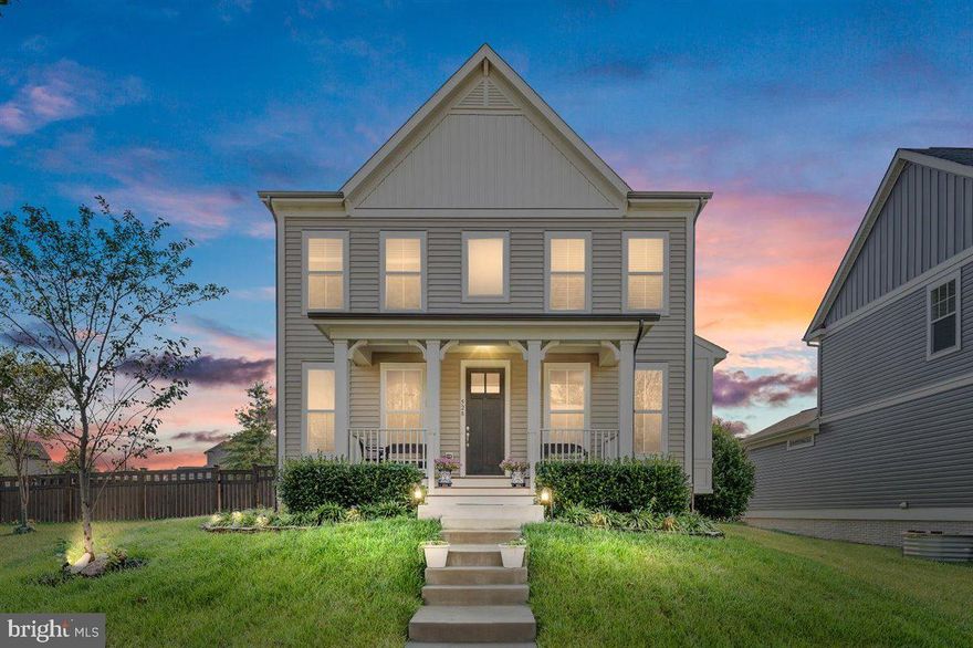 You will not want to miss this absolutely Beautiful Home in Embrey Mill! This property features updates galore and is in desired Phase 1 of Embrey Mill so it is zoned for some of the top schools in the county! This light filled, charming, and modern-style home has 4 bedrooms 2.5 Bathrooms and plenty of room to grow!.... You can enjoy your morning coffee on your back patio or your charming covered front porch.  
This home also has added windows and custom molding designs on the ceilings and walls that make it one of a kind! You can enjoy your sun filled living room and cozy gas fireplace w/beautiful white marble inlay and open kitchen area featuring  a large 9-foot island, recess lighting, and a gourmet kitchen w/double oven, gas cooktop, a coffee bar and so much more. Large pantry, eat in kitchen, and formal dining room. Fresh paint throughout and beautiful dark hardwood floors on the main level, stairs, upstairs hallway, master bedroom, and walk in closets. Upstairs laundry. Built in surround sound system. And bonus finished recreation room in the basement and lots of storage space or room to expand.  Large two car garage and mud room area.  This home features a stunning backyard with custom hardscaping for the patio, firepit, and grill deck. This property is beautiful at night with wired low voltage exterior lighting and a large fenced backyard for privacy.   Situated on a corner lot with beautiful landscaping including a WIFI Rain Bird irrigation system to keep your grass green. The community features everything you could for friends and family including two pools, dog parks, restaurant, community soccer fields, walking/biking trails, parks, easy access to commuter lots, I-95, dining, shopping, and so much more! Come and see this home before its too late!