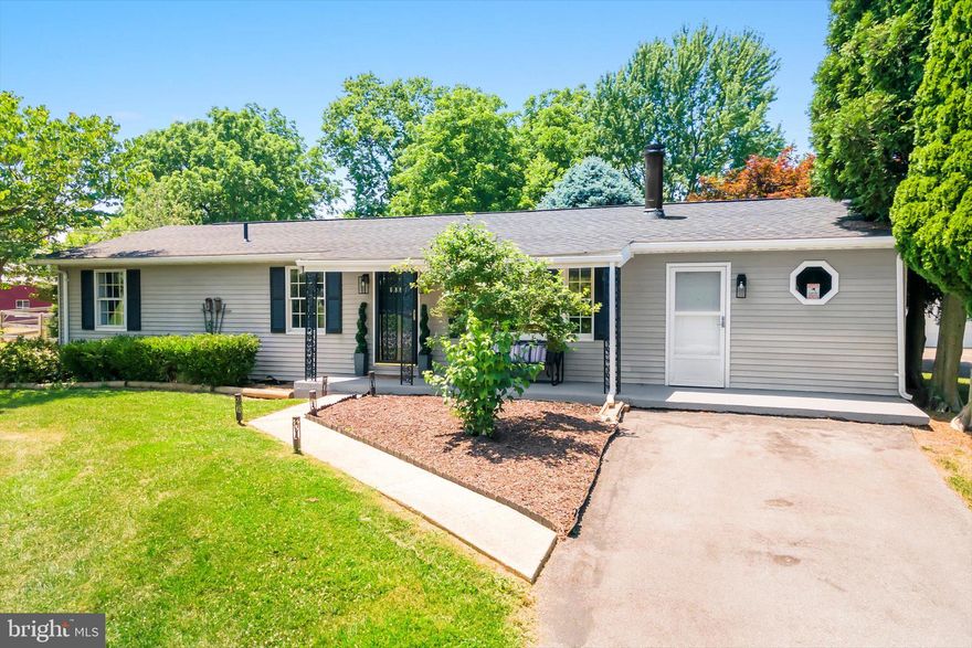 Discover serenity and modern comfort in this beautifully updated ranch-style home nestled on a private 1-acre lot in Jefferson County, WV. Featuring 3 bedrooms and 2 full bathrooms, this home boasts a spacious layout with a charming stone fireplace, luxury vinyl plank flooring (LVP), and a bright sunroom addition. The recently renovated dine-in kitchen showcases granite countertops, stainless steel appliances, and ample cabinet space. Enjoy outdoor living with a huge deck accessible from both the primary bedroom and sunroom, perfect for relaxing or entertaining guests. Additional highlights include an oversized 2-car garage, outdoor shed for storage, and a fenced yard with oversized gates added for convenience and security in 2022. Updates also include a new architectural shingled roof, water treatment system, HVAC, and a newer hot water heater. Situated in a peaceful, treed lot setting, this home offers privacy while being conveniently close to historical sites, parks, and major highways for easy commuting. Don’t miss out on this opportunity – schedule your tour today!