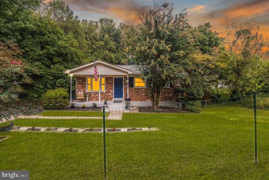 Coming Soon. Move in ready. Beautiful two story home with brick front with front porch for relaxation. Concrete driveway , large rear yard , garden area, two concrete patios, large shed conveys, rear screen in porch overlooking yard. New 50 year roof, new stainelss steel gas stove, new dishwasher, kitchen and bathrooms updated in 2019.  Over 1300 finish sqft , spacious living room with hardwood floor,  main level primary bedroom, full bathroom with tile surround tub and shower. Newer ceiling fans,  large kitchen with excellent cabinet space plus hardware, large table space area. Spacious Family room convenient to kitchen and rear screen porch plus laundry room. Rear yard includes garden,  pear tree, two apple trees, and rasberry  tree. Supreme Home Warranty included. Great Value in Prince William County.