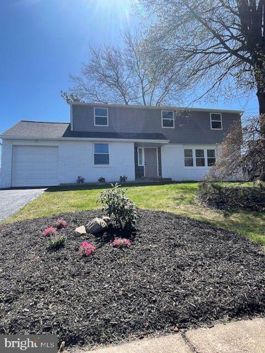 AVAILABLE FOR SALE OR RENT! This remarkable 4 BR, 3 full Bath FULLY NEWLY RENOVATED home is located in the desirable community of Willow Manor Farms, Warminster! A stunning transformation awaits you upon entering the spacious living area bathed in natural light, perfect for both relaxation and entertaining. The gourmet Kitchen boasts sleek countertops including an impressive center island, contemporary lighting, ample cabinetry, gleaming stainless steel appliances - all catering to your culinary needs! The attached Dining Area is the perfect space for enjoying all those delicious meals with family and friends! Adjacent to the Kitchen is a spacious Family Room for relaxation time. Completing the main level is a convenient Laundry Room and a lovely Full Bath! The Upper Level features four generously sized bedrooms, including a serene Primary Suite with a luxurious Full Bath. Each bathroom in the home has been completely and tastefully remodeled with contemporary fixtures and finishes. Lastly, the Full Basement offers abundant storage space and great potential for additional living areas. Outside, the expansive rear yard provides a private oasis for outdoor activities, gardening, or simply unwinding. One-car attached Garage! This gorgeous property has had all systems NEWLY replaced -- HVAC, hot water heater, electrical, plumbing, lighting, flooring, insulation, roof, siding, kitchen, 3 full baths! Front and rear yards newly landscaped! NEW coated driveway! Prime location within the Centennial School District and close to fantastic shopping centers, restaurants and major highways. One cat is allowed - no dogs please.  Quick occupancy is available.