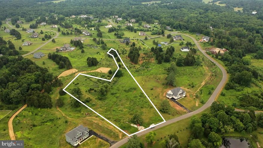 Sudley Farm in Centreville, Virginia presents an exclusive opportunity to build your dream home on a 5-acre homesite in sought-after Fairfax County School District.  Great location, just minutes from premier shopping, dining and entertainment.  This property is not approved for a 4+ bedroom septic system drain field.  Purchaser shall have the right to perform soil testing and approved septic system capacity.  Property is being sold "AS-IS-WHERE IS"