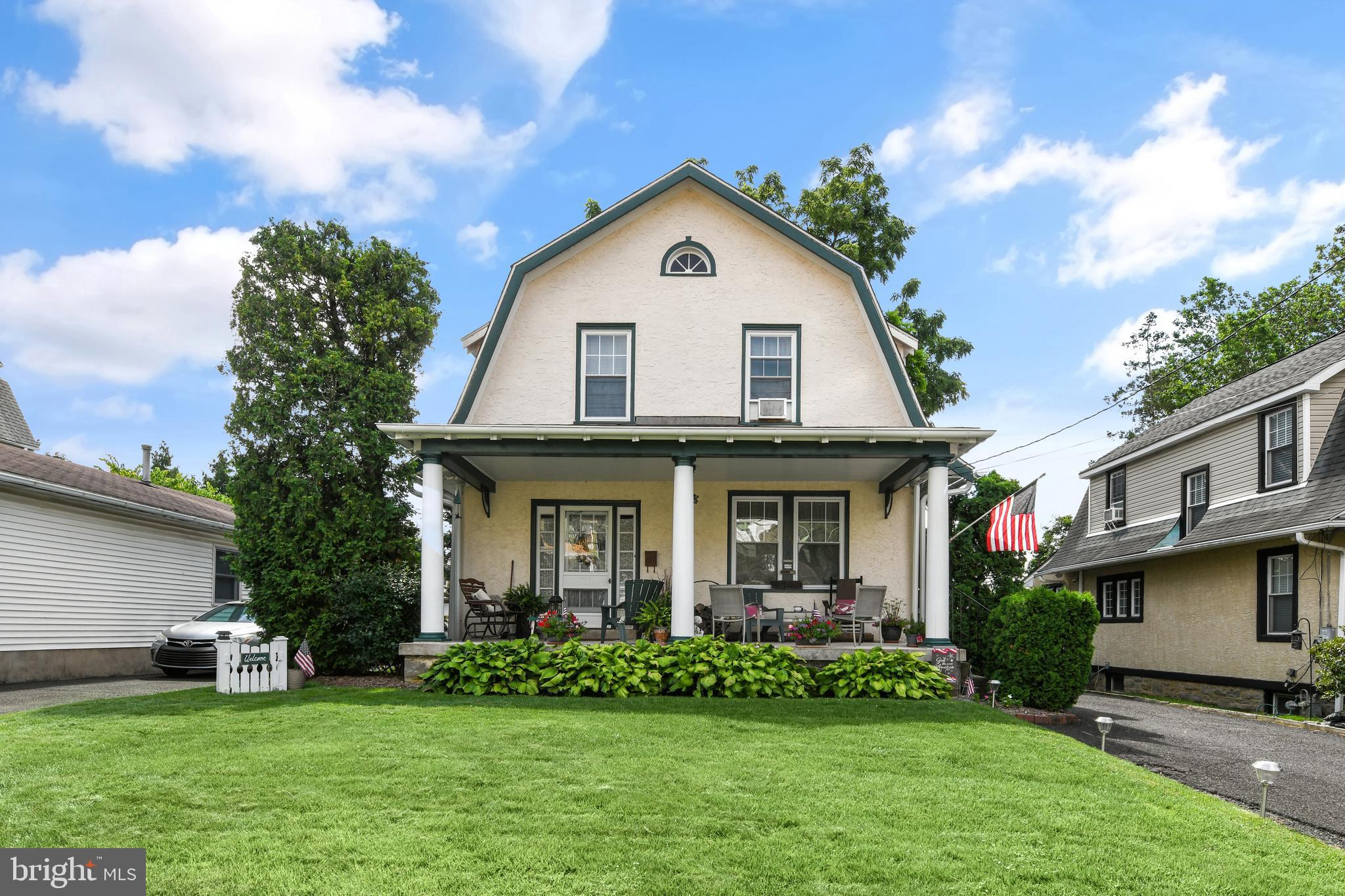 Welcome to 1233 Bockius Avenue!
Perfectly located near Jefferson Abington Hospital, local schools, and shopping, this charming home offers convenience and character at every turn. From the moment you arrive, you’ll be drawn in by its adorable curb appeal and inviting covered front porch—a great spot to relax or extend your entertaining space.
Step inside to find a your living room featuring a cozy fireplace, creating the perfect ambiance for relaxing nights. The living area seamlessly flows into a designated dining space and a bright, eat-in kitchen—perfect for casual meals or morning coffee.
Upstairs, you’ll find three well-sized bedrooms and a full bathroom. The spacious primary suite features double closets and an abundance of natural light. The additional two bedrooms are versatile and comfortable, ideal for family, guests, or even a home office.
The unfinished basement offers a blank canvas for your future vision—whether it’s a home gym space, workshop, or additional living space. The laundry area is also conveniently located here.
Outside, enjoy the large deck—another great space for entertaining or unwinding. The manicured backyard includes a storage shed and plenty of room to play or garden.
This home has been lovingly maintained, and it shows. The current owners have taken immense pride in caring for it over the years. This is an as-is sale.
Don’t miss your chance to make it yours—schedule your showing today!
***OFFER DEADLINE: Wednesday July 23 4PM***