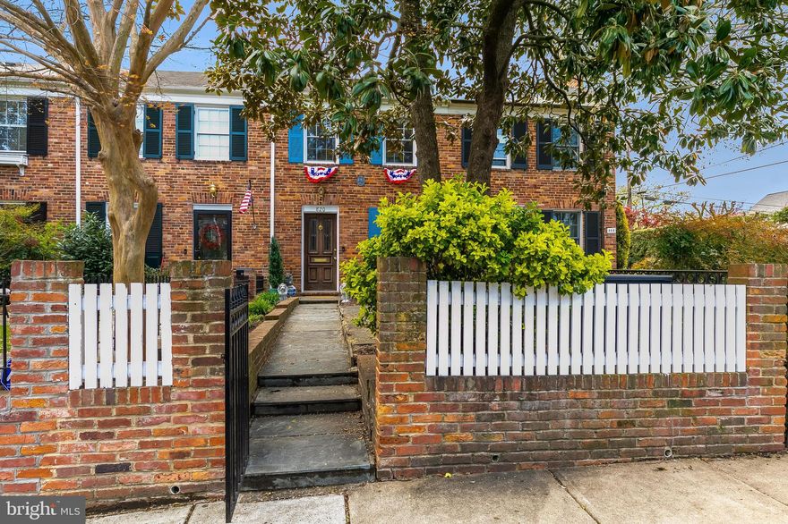 Welcome to 820 Green Street, an exquisite 2-bedroom, 2-bathroom row home that perfectly combines timeless charm with modern sophistication. Situated on a serene street in the heart of historic Old Town Alexandria, this residence invites you to experience refined living amidst the vibrant urban landscape.

Step inside to discover a meticulously updated interior. The kitchen gleams with state-of-the-art appliances, including a new custom built pantry, stove, dishwasher, and microwave, ensuring culinary excellence. The renovated basement offers versatility, transforming into a third bedroom, home office, or playroom, complete with fresh carpet, a modernized bathroom, and a laundry area.

Outdoors, relish in the expansive back patio—your personal oasis for entertaining with its retractable awning and cozy fire pit. The beautifully landscaped front yard, adorned with bluestone pavers, provides an additional retreat for relaxation.

Practical features abound with attic storage and ample on-street parking, while the proximity to public transportation enhances convenience. Embrace the vibrant lifestyle with a short stroll to Old Town's renowned shops, delectable dining, and scenic attractions like the Potomac waterfront and Mount Vernon Trail.

Recent home enhancements include a new water heater, elegant lighting fixtures, built-in shelves, and an updated pantry, collectively ensuring a modern, comfortable abode. Experience the allure of urban convenience intertwined with neighborhood charm at 820 Green Street.
