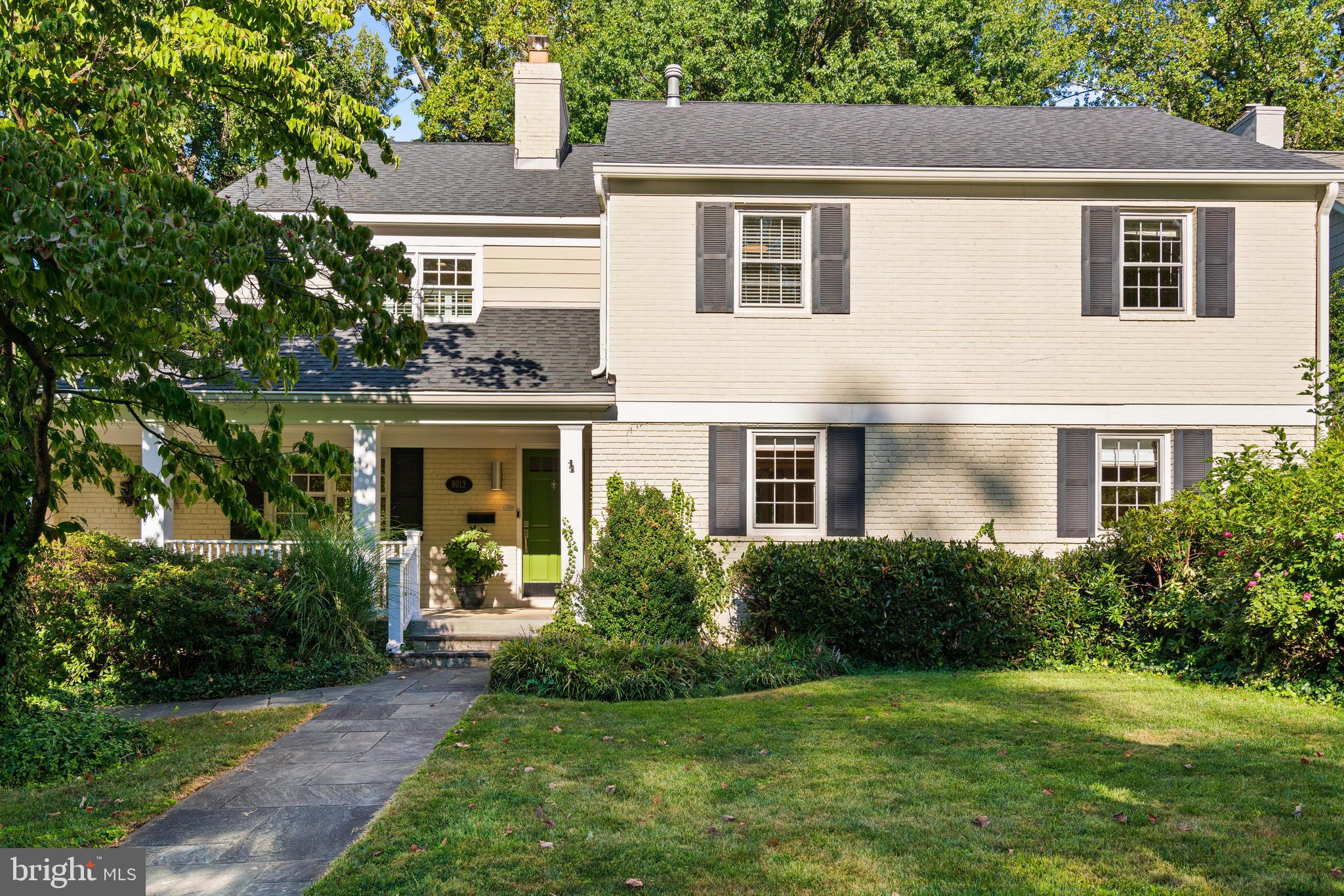 Welcome to this thoughtfully renovated and beautifully maintained 5-bedroom, 3.5-bath residence offering nearly 5,000 finished square feet on a flat .23-acre lot. Perfectly situated on a tree-lined street just moments from downtown Bethesda, this home combines timeless style with modern convenience.
The main level features an inviting open kitchen and gathering area with vaulted ceilings and views of the private rear yard, a flexible first floor bedroom suite or home office with full bath, a gracious living room with gas fireplace, an elegant dining room, and a generously sized family room.
Upstairs, the serene primary suite provides a comfortable retreat, while the renovated walkout lower level boasts a bright great room with another gas fireplace, half bath, oversized laundry with space for expansion, a versatile bonus room, and abundant storage.
Recent upgrades include refinished hardwood floors (2023), tile flooring in laundry, recessed lighting, roof replaced (2022), water heater replaced (2020), gas furnace (2018), stove replaced (2024), and fresh paint throughout.
This home is ideally positioned less than a mile from Bethesda Row and Woodmont Triangle, offering easy access to renowned restaurants including Woodmont Grill, Ala, Pisco y Nasca, and Raku, as well as the Bethesda Farmers Market. With Metro, Suburban Hospital, NIH-Walter Reed, downtown DC, Virginia, and major commuter routes (I-495 and I-270) all within close reach, and nestled in the highly sought-after Whitman/Pyle school cluster, this home delivers the perfect blend of location, lifestyle, and livability.