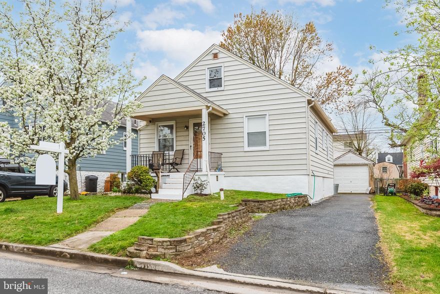 Great opportunity to gain some sweat equity, finish this conveniently located Parkville home to your liking. Many projects complete such as new flooring on the main level, updated kitchen, updated full bath, recessed lighting, stainless gas stove and dishwasher, Roof 2014. The freshly painted upper level could be an additional bedroom, office, etc. Home and Garage are being sold As-Is, some water infiltration in the basement, Potential for an FHA 203K rehab or Conventional Renovation Loan. SELLER WILL HAVE BASEMENT WATERPROOFED WITH ACCEPTABLE CONTRACT BEFORE CLOSING.