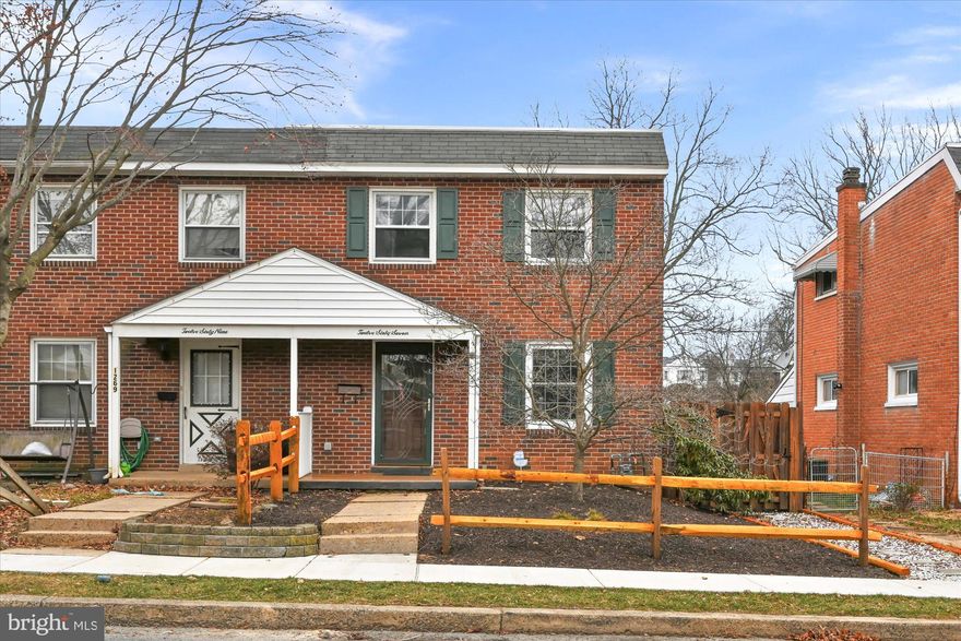 All Brick Home, featuring an updated kitchen with granite countertops, recently refinished hardwood floors, enclosed porch, finished lower level, concrete patio, storage shed, and off-street parking, new heating, and air conditioning units installed in 2020