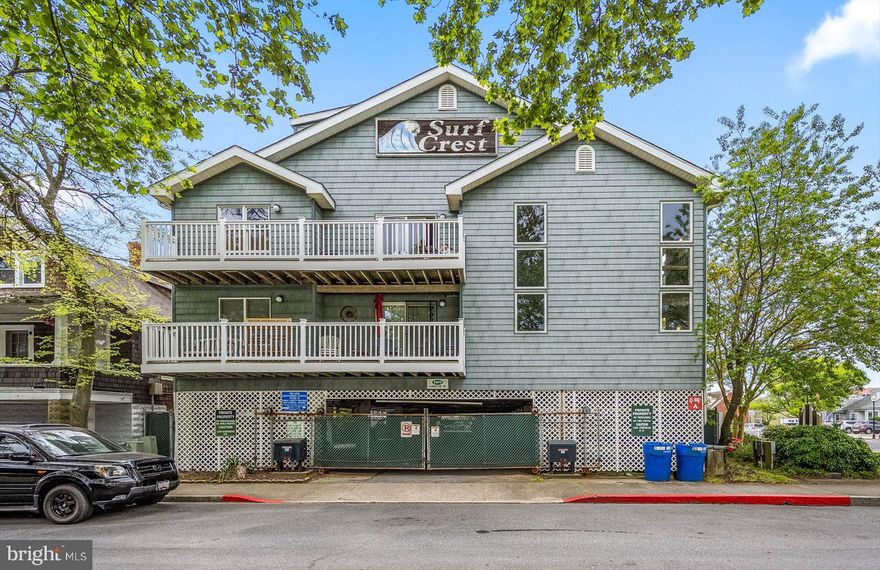 This rarely available condo is located in the Surf Crest building in downtown OCMD.  Park your car in the gated parking lot and enjoy your time in OC.  You are within a block to the beach, tons of restaurants and bars, shopping, boardwalk, amusement rides and much more!
The condo has been updated with quartz countertops, stainless appliances, vinyl plank flooring, and new living room furniture.  Added bonus - Enjoy bay/bridge views from your condo.  Sold fully furnished for your immediate enjoyment!
Currently in a rental program with Coastal Resort Rentals and new buyer must honor existing rentals.  
Add this one to your list today!