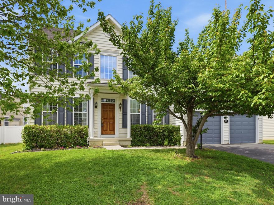 Welcome to 67 Augustine Court, a spacious 4 bedroom, 2.5 bath home with tasteful modern updates. You'll find beautiful brown LVP flooring throughout. Bright, open layout with plenty of room to spread out. Lots of natural light from all the windows. The main level features a formal dining room and living room, an office (great for working from home!), and a large family room with a cozy gas fireplace. The kitchen includes a pantry, a large island, and stainless steel appliances. Upstairs, the expansive primary suite has two walk in closets and attached bath with a double sink, soaking tub, and shower. The basement is full of potential, with walkup stairs to the backyard and rough-ins for a future bathroom. Use it for storage or finish it for even more living area! The backyard is fully fenced with raised garden beds. Conveniently located near Route 9 for commuting, as well as the VA Medical Center and shopping in Martinsburg. Schedule your showing today!
