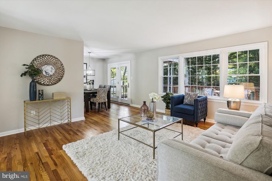 Welcome Home to 8607 Westmeath Court in Springfield, Virginia!**Nestled on a quiet CUL-DE-SAC in the popular Rolling Valley community, this beautifully REMODELED and MOVE-IN READY 5 BEDROOM, 3 FULL BATH split level home, affords plenty of room for living and entertaining**With its wonderful curb appeal, this home is so inviting**A welcoming foyer ushers you into a bright, COMPLETELY UPDATED with MODERN FINISHES home with NEWLY REFINISHED hardwood floors throughout the main level and new luxury vinyl plank on the lower level**The main level features a gracious, light-filled living room, a formal dining room, a brand new eat-in kitchen with quality stainless steel appliances, granite countertops, tile backsplash, upgraded lighting and kitchen pantry**Down the hallway on the main level, there are three bedrooms with gleaming hardwood floors to include a gorgeous primary bedroom with attached remodeled primary bathroom**The additional 2 bedrooms are spacious with ample closet space**Walk down to the lower level and enjoy the fantastic family room with a cozy wood fireplace**The lower level 4th Bedroom with built-in shelving is a great space for an office/remote learning area and the newly designed 5th bedroom includes a walk-in closet and door access to the outside—perfect for an au pair or in-law suite**Full bathroom with custom tile shower and laundry/utility room complete the lower level**From the family room, walk out to the beautiful, tranquil backyard with trees and outdoor shed for all of your gardening tools and supplies**Have a lovely meal on your expansive deck while entertaining your family and friends**This home’s LOCATION is excellent—WALK to Hunt Valley elementary school in the highly desirable West Springfield FCPS Pyramid & WALK to 2 Commuter Lots to Pentagon/Crystal City/DC/Fort Belvoir**Convenient to popular West Springfield & Burke shopping, restaurants and grocery stores including Whole Foods, Trader Joes, Giant and more; South Run RECenter and Park for indoor and outdoor activities; Burke Lake Regional Park and Golf Course which features picnic areas, carousel, fishing, boating, walking/biking trails and golf; the Historic town of Clifton; Laurel Hill golf course in Lorton; Fair Oaks Mall and Springfield Town Center. With the nearby 495/95/395, Route 66, Route 123, and the Fairfax County Parkway, it’s an easy ride into DC, Arlington/Alexandria and throughout Northern Virginia- Franconia/Springfield Metro and VRE Burke are minutes away**Look no further—YOU ARE HOME!