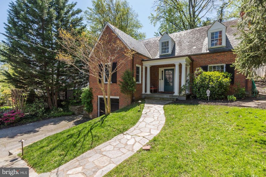 Marvelous Colonial in close-in Chevy Chase! Located in the Rollingwood neighborhood, the home offers outstanding charm, character, & livability, with 4BRs, 3BAs, 2 powder rooms & garage.  Walk into a spacious foyer with a newly built closet.  There is a stunning formal living room with a fireplace and period beamed vaulted ceiling.  The newly renovated kitchen offers upscale appliances and cabinetry and opens to an expansive dining room and family room.  A wall of windows and doors overlooks a flagstone terrace.   There is a bedroom and full bath on the main level. The second level offers three full bedrooms and two full baths.  The master bedroom features a vaulted ceiling and en suite bathroom.  There is a one car attached garage with interior access.  The basement offers plenty of storage space and potential for an additional family room/playroom. The property is a short stroll to the shops on Brookville Road and beloved Candy Cane Park. Catch the ride-on bus to the Metro - this prime location is just minutes to Bethesda and downtown DC!  Video & Virtual Tour http://spws.homevisit.com/hvid/294027Virtual OPEN HOUSE on Sunday June 14th from 230PM to 3PM