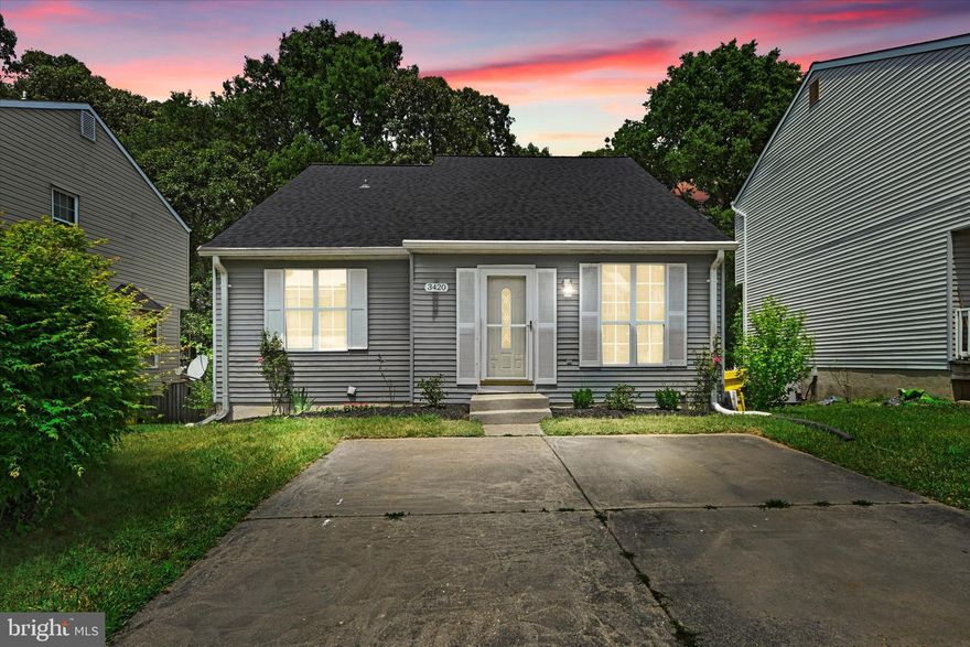 This adorable home in Chesterfield is updated and ready for its new owner! It features LVP floors on the main living level and a main floor primary bedroom with en-suite bath. The entryway invites you with vaulted ceilings and leads back to an open kitchen and dining area. The kitchen has oak cabinets, a tile backsplash, and newer appliances. The other 2 bedrooms are located upstairs and share 1 full bathroom. The lower level is fully finished with another flexible space that could be used as a 4th bedroom if needed. Venture out to the backyard this Summer while entertaining on the deck overlooking a large fully fenced-in yard. There are many upgrades including a new roof (and plywood), new gutters, new hot water heater, and fresh paint throughout!