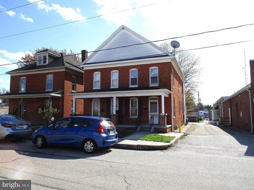 Affordable duplex with a great potential to gain equity quickly with some TLC.  Main floor has a spacious living room, large eat-in kitchen, laundry and mud room.  Second floor has 3 bedrooms and a full bath.  Off street parking in the rear. Property is being sold "AS IS".  Seller will make no repairs.