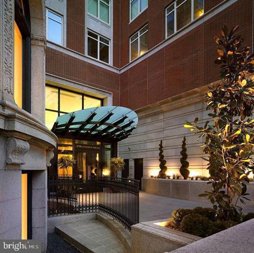 Prime location situated directly on Rittenhouse Square - Boasting close to 2,300sf, this modern residence characterized by its expansive spaces and sensational design, is ideal for both everyday living and entertaining. Introduced by an elegant entrance hall, sleek stylish neutral interiors encompass a combined living room and dining room - both appointed with floor to ceiling windows, newly installed walnut flooring and custom built-in. Elsewhere, the gourmet custom kitchen is a chef's dream, appointed with commercial grade appliances, center island and separate breakfast area/den. An expansive master suite with custom fit-out walk in closet and spa like master bath and end en-suite bedroom. Additional highlights include custom Phillip Jefferies wallcoverings in the foyer entry, powder room, guest bath, extensive moldings, professionally designed window treatments/electronic blinds, recessed lighting, one-deeded assigned parking space included and audio/visual system. Situated on the 24th floor, the spacious balcony capitalizes on the fabulous location, providing panoramic views of Rittenhouse Square and the city beyond. Ten Rittenhouse benefits from an array of amenities, including 24-hour concierge services, Doormen, state of the art fitness facility, indoor pool, chauffeur driven-BMW 740I, wine storage, resident lounge, entertainment and conference rooms, catering kitchen, hospitality suite and an extensive social scene offering restaurants, shopping and the arts. This is an exciting opportunity to own an exclusive residence in a superb landmark location. P