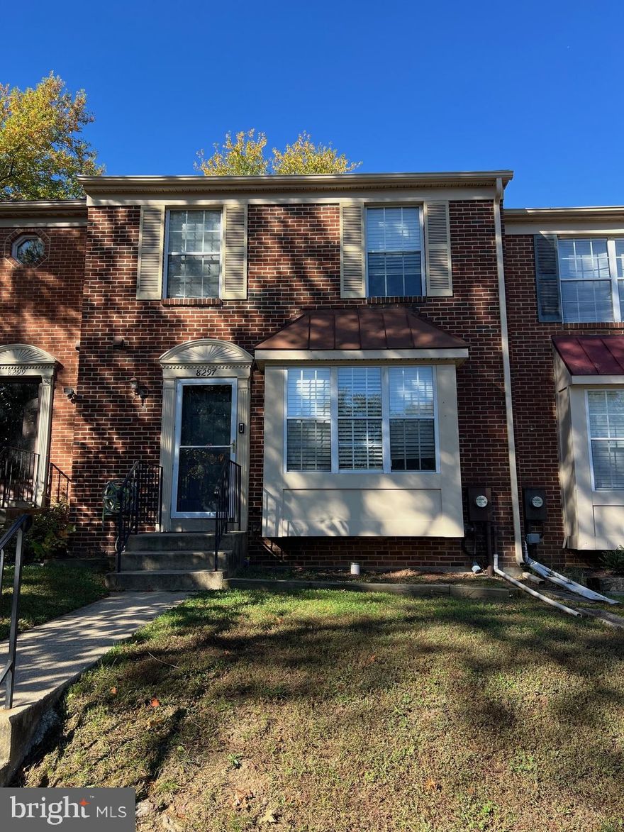 LOCATION! LOCATION! LOCATION! WELL MAINTAINED! HARDWOOD THROUGHOUT THE WHOLE HOUSE . 3 BEDROOMS 3 FULL BATHROOMS 1 HALF BATH. RIGHT BEHIND LAUREL TOWN CENTER, NEXT TO LAUREL HIGH SCHOOL, CLOSE TO SHOPPING, RESTAURANTS,  MOVIES,  MARC TRAIN, WASHINTON DC, BALTIMORE, 2 ASSIGNED PARKING SPOTS , SHOWS WELL! WONT LAST LONG!