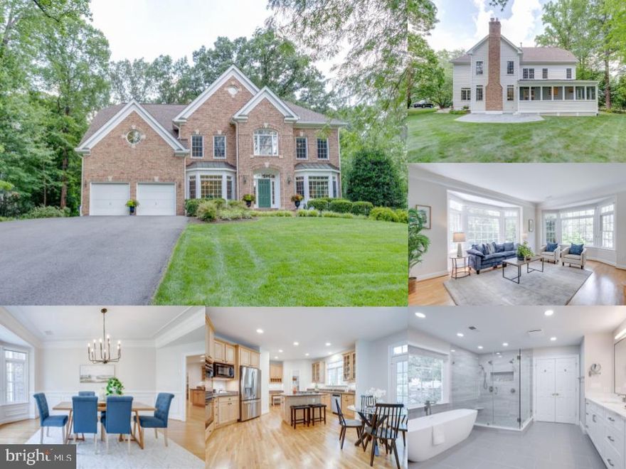 Welcome to 9001 Littleton Street—an elegant, brick-front colonial (built in 2002) offering over 5,000 square feet of refined living space, beautifully sited on a serene and level 0.53-acre lot in the coveted Woodson High School pyramid. From the moment you step into the grand foyer, you’ll appreciate the timeless sophistication of hardwood floors that flow throughout the main level, flanked by formal living and dining rooms ideal for entertaining in style.

The gourmet kitchen is a chef’s dream, featuring rich wood cabinetry, upgraded granite countertops, stainless steel appliances, a generous walk-in pantry, and a central island that invites gathering and effortless meal prep. Just off the kitchen, a well-appointed laundry room adds everyday convenience. The sunny breakfast area opens to a tranquil screened-in porch outfitted with built-in speakers—perfect for al fresco dining or simply enjoying peaceful mornings surrounded by nature. Step outside to the expansive slate patio and flat, grassy yard—an ideal setting for entertaining or play.

Inside, the step-down family room offers a cozy retreat with a gas fireplace and oversized windows that bathe the space in natural light. A private main-level office with a wall of custom built-ins provides the perfect setting for work or study, with calming views of the backyard.

Upstairs, double doors lead to a luxurious primary suite featuring a tray ceiling, striking Palladian windows, and multiple walk-in closets. The completely renovated (2024) spa-inspired en-suite bath is a true sanctuary, showcasing a freestanding luxury garden tub, a frameless walk-in shower, recessed lighting, modern finishes, and heated tile floors. Four additional bedrooms are arranged in two convenient Jack-and-Jill configurations, each with access to well-appointed full baths.

The finished lower level offers an abundance of space for recreation and relaxation, with a large rec room centered around a second fireplace, perfect for movie nights or game day. French doors open to the walk-up staircase, letting in ample natural light. A versatile bonus room can serve as a gym, hobby space, or guest suite, complete with access to the home’s fourth full bath. An oversized unfinished storage area and additional storage/utility room completes the lower level.  

Notable updates include a brand-new architectural roof (2024), dual furnaces (2025) and an energy recovery ventilator system (2022, also known as an air exchanger) - a separate system that not only improves the quality of your indoor air but also enhances the overall energy efficiency of your home.  This home feeds into Wakefield Forest Elementary, Frost Middle and Woodson High Schools.  Ideally located just moments to I-495, the VRE, and major commuter routes, this exceptional residence offers both luxury and convenience in one of Fairfax’s most desirable and quiet neighborhoods.