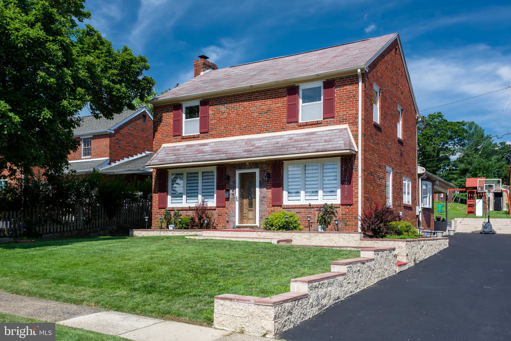 Generous Living Spaces, Modern Updates, and Prime Location. Step into this beautifully maintained 4-bedroom, 3 ½ bath residence in the heart of Broomall, offering an impressive blend of functionality, comfort, and modern style. This inviting home welcomes you with elegant LVP flooring that flows seamlessly throughout the first floor. Upon entry, you are greeted by a spacious living room enhanced by recessed lighting and a contemporary electric fireplace—perfect for relaxing evenings or entertaining guests. The expansive family room provides flexibility for a play area, home office, or media space, and opens graciously to the oversized dining room. Here, you’ll find ample room for large gatherings, celebrations, and memorable meals with friends and family. A full-wall pantry and storage space ensure that organization is effortless, while the conveniently remodeled powder room and generous closet situated between the living and dining rooms add practicality to the main level. At the rear of the first floor, the updated eat-in kitchen is a chef’s delight, featuring plentiful cabinetry, Granite countertops, and a striking tile backsplash. With outside access from the kitchen, bringing in groceries is a breeze, making everyday routines even more convenient. Upstairs, the primary suite offers a generous bedroom and a new full bath with tile floors, a tiled tub/shower with elegant glass doors, a new vanity, upgraded lighting, and tile flooring. A spacious walk-in closet and bonus space provide room for relaxation and organization. Three additional well-sized bedrooms—each with their own substantial closets—along with a beautifully remodeled hall bath with tile floor and tub/shower with glass doors, complete this level. The finished lower level adds 578 square feet of flexible living space, offering a recreation room ideal for games, exercise, or hobbies, plus a full bathroom with stall shower, laundry room, and extra storage. This level provides endless possibilities for customization to suit your lifestyle. Step outside to a welcoming covered patio—perfect for dining or unwinding in the shade. The spacious yard is fully equipped with a wooden playset, providing fun for all ages, as well as a storage shed for your outdoor tools and equipment. The property features a generous driveway with space for 3-4 cars and additional street parking for guests. Situated in a sought-after neighborhood, this home provides easy access to shopping centers, schools, and all major routes, making your commute and daily errands effortless. Don’t miss the opportunity to make this exceptional Broomall home your own—schedule a tour today and discover the perfect blend of space, comfort, and convenience!