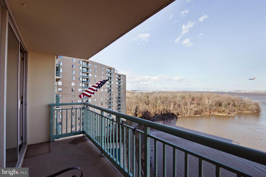 PRIME LOCATION! This stunning fully renovated from top to bottom waterfront property on the Potomac River is currently vacant and ready for immediate move in. Beautiful vistas of Washington, DC & Maryland. east facing so you can enjoy the morning sunrise on your balcony. The large windows and glass sliding doors bring in lots of natural light.
The living room, dining room has crown molding and build in cabinets for extra storage, marble top  and full wall mirror. The kitchen has high end appliances, quarts counters, pantry, double stainless sink and space for Bistro table & chairs. The floors are all engineered wood through out the apartment for easy cleaning. Plenty of closets in the hallway, with separate linen closet. Bathroom has large walk-in- shower fully tiled, glass doors, bench seat with space for toiletries. Vanity cabinet and modern back lite mirror for clear viewing of self. Building has many amenities to include front desk, 24 hr service security, in house management  available Mon-Fri, for any emergency repairs or issues. fitness center with modern equipment, sauna, party room, free library, ice machine, outdoor pool, community garden, picnic area, dog walking area, large laundry room on every floor located close to elevator. Lots of parking unassigned.
One of the best stocked convenience store per square foot, in any condo building in the area for all your in a pinch needs!