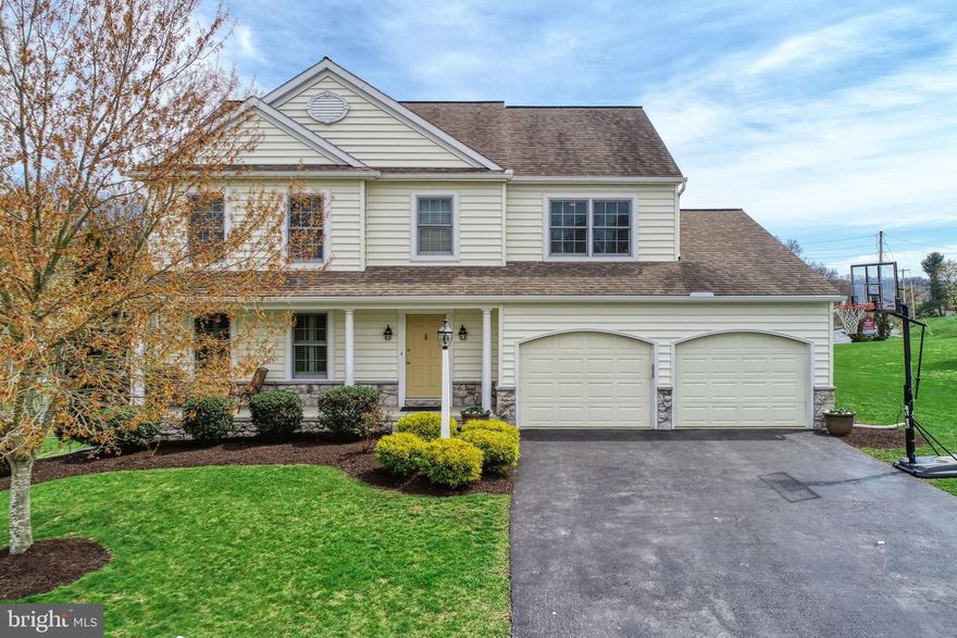 Custom built by EG Stoltzfus, this lovely home in sought after Kendale Oaks is what dreams are made of!  Your eye is sure to notice the fine details of this home when you step off the charming front porch and onto the foyer s gleaming hardwoods! From the plantation shutters throughout the first floor to the moldings in your formal dining room you ll feel immersed in classic design.  You ll love how the open floor plan allows one room to flow into the next. In the kitchen you ll appreciate the sleek appliances, tile floors, backsplash and the ample Red Rose cabinets, locally made in Lancaster.  At mealtime you ll have plenty of options for seating as this kitchen offers both a breakfast bar and enough table space for the entire family to gather!  Upstairs you ll find your master suite with vaulted ceiling, private bath, walk-in closet and a BONUS closet! The master bedroom connects to the fourth bedroom which is also a perfect nursery or office space!  The second floor has a second full bath and two additional bedrooms including one with a walk-in closet. Transform the huge walkout lower level into additional finished living space. The rough-in for the bathroom is already complete. Time to head outside!  Slide back the plantation shutters in the kitchen and step onto your quality deck where you can enjoy anything from BBQs and cocktails to your morning coffee. A beautiful staircase leads to the sizable yard perfect for games and entertaining!  Numerous Leland cypress trees surround the yard for added privacy.  An oversized 2 car garage, loads of storage space, an active Radon Mitigation System, and terrific curb appeal make this one not to miss!  Conveniently located near public and private (Bishop McDevitt HS) schools, major roadways, shopping and The Penn State/Hershey Medical Center. Add your personal touch and call it home!  Please view the video walkthrough provided. It does a fantastic job showing all of the property!