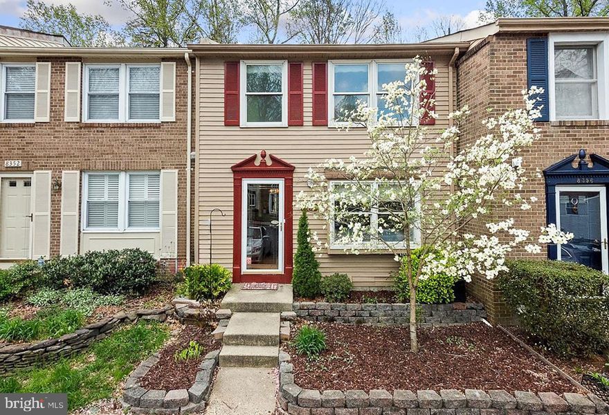 This totally renovated and immaculate townhouse is bursting with upgrades & offers 3 bedrooms & 3 full baths. Extensive front landscaping & ornamental trees welcome you home every day & opens to a generous living room with freshly refinished hardwood flooring throughout the main & bedroom level. Beautifully remodeled Kitchen features: premium light oak cabinetry with built-in shelves & glass displays, recessed lighting, double sink & big windows let in lots of natural sunlight. Dining area off of the remodeled kitchen with an elegant chandelier, custom chair railing, upgraded six panel doors & moldings. Make your way to the bedroom level where sun tube skylights let the sun shine through the upper level hallway & bathrooms! Tranquil primary bedroom suite with a gorgeous, renovated private bathroom, breezy ceiling fan, big windows & ample closet space. 2 additional bedrooms share an absolutely gorgeous hall bathroom where you will find custom stone tile in the walk-in shower, modern lighting & designer fixtures. Fully finished, walk-out lower level has a big recreation room with modern ceiling fan, bay window, freshly painted, full bath with a tub/shower combo, laundry/storage room & exits to a private, fenced in rear yard with brick patio, shed & flowerbeds backs to wooded areas. It is the perfect backyard for relaxing cookouts!Wonderful neigborhood with lots of amenities: Outdoor pool, tennis & basketball courts, big soccer/football field, playgrounds, wooded common grounds with walking paths to scenic LAKE MERCER park & more! Incredible location, close to Fort Belvoir, NGA building on Backlick Rd, Fairfax County Parkway, commuter lots & other commuter routes like 95,495 & 395. Also near tons of shopping, multiple grocery stores (Whole Foods, Trader Jose, Giant, Amazon Fresh and trendy restaurants.