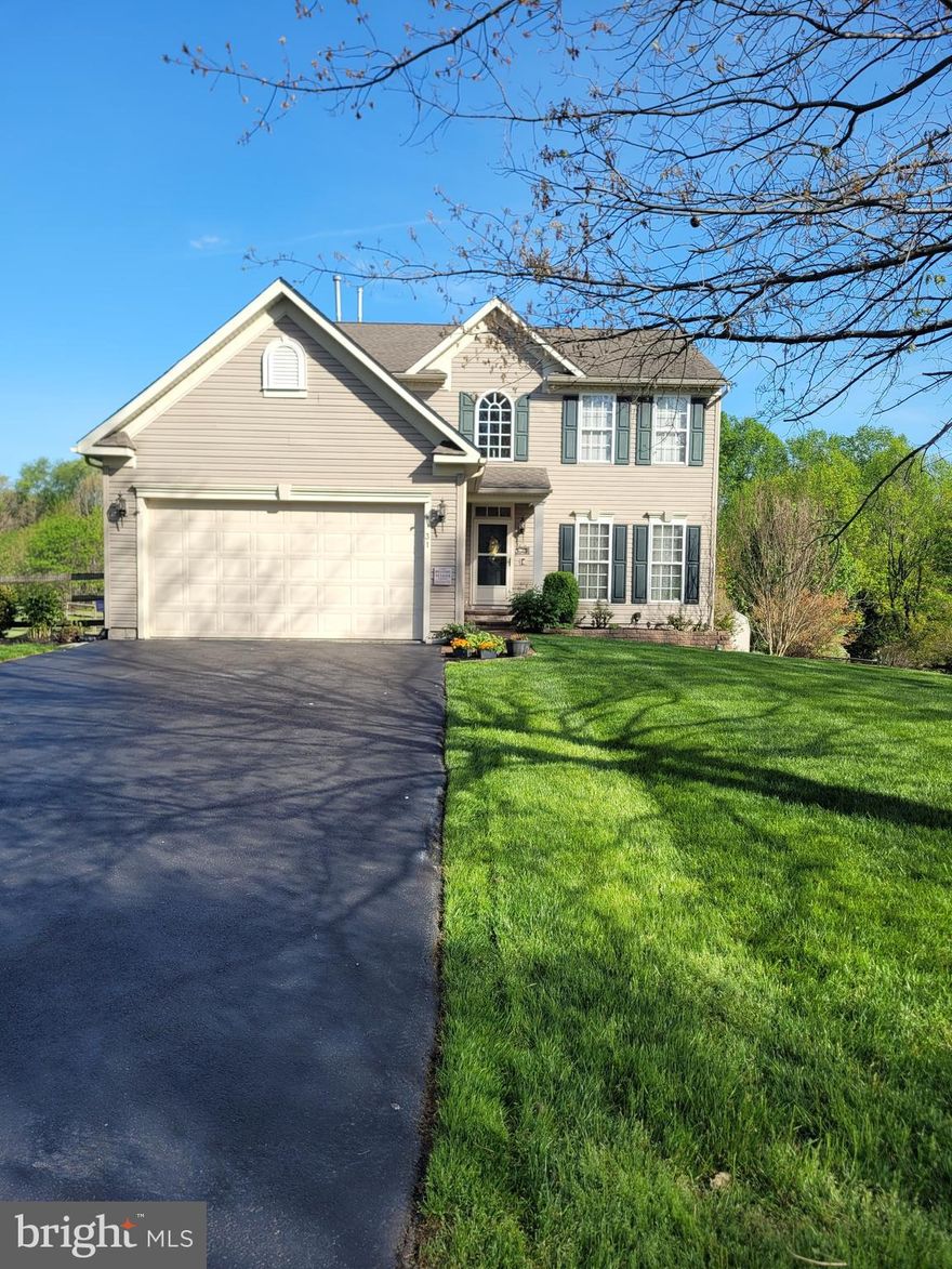 Welcome to this stunning and meticulously cared for home in the highly sought after community of Medford Farms, within the Avon Grove School District. This spacious home offers four generously sized bedrooms, three full and one-half bath, 9 ft ceilings, 1st Alert security system, Holiday Pack, fully finished basement, two totally separate zones for heat/air and an Anthony Sylvan installed concrete in-ground pool. The heart of the home is a gourmet kitchen and large island, with stainless steel appliances, new quartz countertop, subway tile backsplash (Sept 2025) that opens to a bright and airy oversized morning breakfast room, with floor to ceiling windows, perfect for everyday living and entertaining. The adjoining family room boasts a gas fireplace, surround sound system, creating a cozy, warm and welcoming atmosphere. Step outside from the Morning room into a completely screened deck overlooking your backyard, pool and the serene open space, offering peaceful views and added privacy. Hardwood floors flow through out the main floor with the French doors to the living room maintaining personal seclusion, if required. The generously sized dining room and kick out window adds valuable space for those family Holidays. The second floor master bedroom with a vaulted ceiling, includes en-suite bathroom with large jacuzzi tub, shower and a dual wash basin, a large walk-in closet, as well as a separate second closet. Three other bedrooms, with updated carpet, cable access, ceiling fans, and full bath complete the upstairs area. The finished lower level walk out basement offers even more living area for the family and has new vinyl floor throughout the finished area, full bath, corner table and bench with tiffany style light and entrance to the back yard paver patio, deck and pool. This area is ideal for a home theater, guest suite or recreational space. A separate laundry and roomy storage area is also located in basement. The heated garage with an insulated garage door, newer garage door opener with wifi  control and separate side door access to yard, makes those cold winter days a breeze. Step out from the finished basement to the paver patio and follow the concrete steps to the summer pool area or the large deck for your barbeques with natural gas hook up. The Anthony Sylvan Oasis 550 pool with-in the fully fenced back yard, the 14'X12' shed, the well-maintained yard and the pristine park like setting behind the home, creates an environment of solitude and a pleasurable place for all your gatherings.  This home truly has it all- space, style, updates, attention to detail etc. Make sure this extraordinary home is on your list and schedule a showing today.