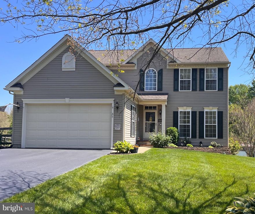 Welcome to this stunning and meticulously cared for home in the highly sought after community of Medford Farms, within the Avon Grove School District. This spacious home offers four generously sized bedrooms, three full and one-half bath, 9 ft ceilings, 1st Alert security system, Holiday Pack, fully finished basement, two totally separate zones for heat/air and an Anthony Sylvan installed concrete in-ground pool. The heart of the home is a gourmet kitchen and large island, with stainless steel appliances, new quartz countertop, subway tile backsplash (Sept 2025) that opens to a bright and airy oversized morning breakfast room, with floor to ceiling windows, perfect for everyday living and entertaining. The adjoining family room boasts a gas fireplace, surround sound system, creating a cozy, warm and welcoming atmosphere. Step outside from the Morning room into a completely screened deck overlooking your backyard, pool and the serene open space, offering peaceful views and added privacy. Hardwood floors flow through out the main floor with the French doors to the living room maintaining personal seclusion, if required. The generously sized dining room and kick out window adds valuable space for those family Holidays. The second floor master bedroom with a vaulted ceiling, includes en-suite bathroom with large jacuzzi tub, shower and a dual wash basin, a large walk-in closet, as well as a separate second closet. Three other bedrooms, with updated carpet, cable access, ceiling fans, and full bath complete the upstairs area. The finished lower level walk out basement offers even more living area for the family and has new vinyl floor throughout the finished area, full bath, corner table and bench with tiffany style light and entrance to the back yard paver patio, deck and pool. This area is ideal for a home theater, guest suite or recreational space. A separate laundry and roomy storage area is also located in basement. The heated garage with an insulated garage door, newer garage door opener with wifi  control and separate side door access to yard, makes those cold winter days a breeze. Step out from the finished basement to the paver patio and follow the concrete steps to the summer pool area or the large deck for your barbeques with natural gas hook up. The Anthony Sylvan Oasis 550 pool with-in the fully fenced back yard, the 14'X12' shed, the well-maintained yard and the pristine park like setting behind the home, creates an environment of solitude and a pleasurable place for all your gatherings.  This home truly has it all- space, style, updates, attention to detail etc. Make sure this extraordinary home is on your list and schedule a showing today.