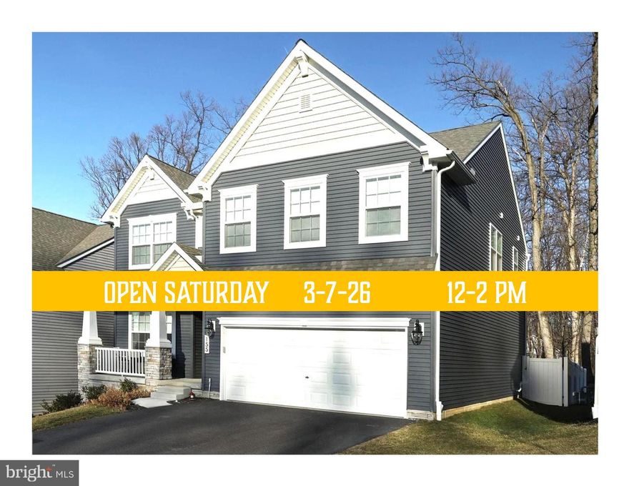 Available for quick move in!  You are going to love this 5 year young Keystone Custom Home, located in the sought after Red Lion community known as Kensington.  This 4 Br, 2.5 Ba, 2 Car garage single family home features a covered front porch, stone accent front foundation, cozy gas fireplace, GORGEOUS kitchen with farm sink, cabinets with crown molding, barn door covered (8 x 5) walk in pantry, custom backsplash, center island that is just shy of 8' in length, pendant lighting, gas stove with center griddle, (double oven) stainless steel appliances, (dish washer, microwave, refrigerator), built in hutch, 9' ceilings, Sunroom extension, coat peg and welcome bench mud /entry area, main level study/flex room, luxury vinyl plank flooring on the main level, exterior 14 x 8 wooden deck and privacy fenced back yard, gas connection for an exterior grill, WALK IN CLOSETS IN EVERY BEDROOM, ceiling fans in every bedroom, bedroom level laundry to include washer and dryer, Primary bathroom with free standing soaking tub and separate shower, Dual walk in closets (barn door) in the primary bedroom, partially improved  basement, gas heating, central AC, gas water heater and did we mention this home backs to trees/wooded area? Schedule your showing today!