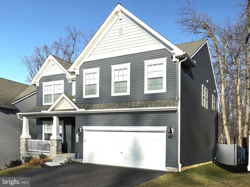 You are going to love this 5 year young Keystone Custom Home, located in the sought after Red Lion community known as Kensington.  This 4 Br, 2.5 Ba, 2 Car garage single family home features a covered front porch, stone accent front foundation, cozy gas fireplace, GORGEOUS kitchen with farm sink, cabinets with crown molding, barn door covered (8 x 5) walk in pantry, custom backsplash, center island that is just shy of 8' in length, pendant lighting, gas stove with center griddle, (double oven) stainless steel appliances, (dish washer, microwave, refrigerator), built in hutch, 9' ceilings, Sunroom extension, coat peg and welcome bench mud /entry area, main level study/flex room, luxury vinyl plank flooring on the main level, exterior 14 x 8 wooden deck and privacy fenced back yard, gas connection for an exterior grill, WALK IN CLOSETS IN EVERY BEDROOM, ceiling fans in every bedroom, bedroom level laundry to include washer and dryer, Primary bathroom with free standing soaking tub and separate shower, Dual walk in closets (barn door) in the primary bedroom, partially improved  basement, gas heating, central AC, gas water heater and did we mention this home backs to trees/wooded area? Schedule your showing today!