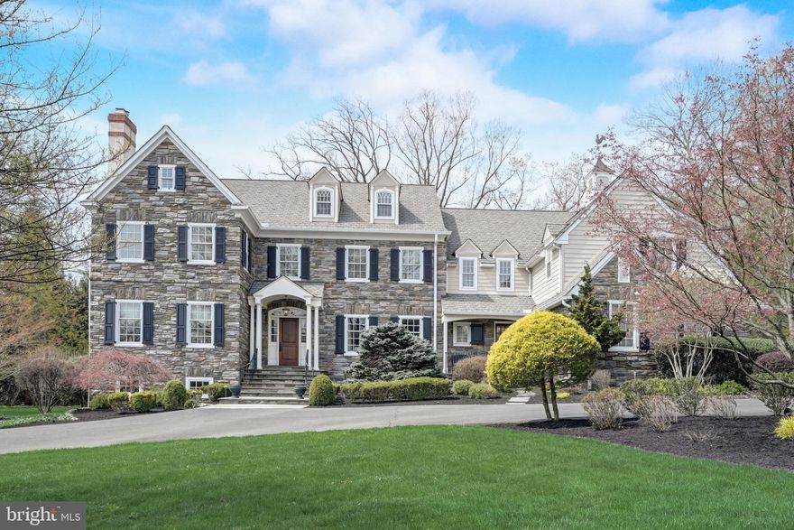 Welcome to a realm of luxury living in this custom-designed 6000+ square-foot masterpiece by
RA Hoffman Architects, nestled on a sprawling 1.38-acre estate that backs up to the 20+/- serene
acres of the Philadelphia Horticultural Society. Crafted with meticulous attention to detail and
boasting a wealth of upscale features, this residence embodies sophistication and elegance at
every turn.
The Exterior of this opulent abode is a sight to behold, showcasing Mainline, Mica Stone, and
Grand Manor 40-year roof shingles that exude timeless charm. Step inside to discover a spacious
haven with 4/5 bedrooms, 3 full baths, and 2 half baths, offering ample space for relaxation and
entertainment.
On the first floor, a Family Room welcomes you with cathedral ceilings, cherry custom-built-ins,
and a state-of-the-art surround sound system, creating an ambiance of comfort and indulgence.
First floor is equipped with Rocky Mountain hardware, also oil stained bronze hardware. Ascend
with front and back stairways, to the second floor with 4 bedrooms, and spacious second floor
family room for further relaxation and entertainment. Off the main living room, there is a 14 x 16
bump out, perfect for a piano or a serene reading/sitting area, adorned with vaulted ceilings and
floor-to-ceiling windows that frame breathtaking views of the backyard.
The first-floor Library is a retreat in itself, featuring stained maple custom built-ins, a cozy
fireplace, and exquisite custom millwork, providing an ideal space for unwinding or hosting
intimate gatherings. Adjacent to the Great Room, a large outdoor flagstone patio and gazebo
beckon, offering a seamless transition between indoor and outdoor living, complemented by
luxury Summer Classic outdoor furniture by the Hill Company.
The property's expansive 1.38 acres are meticulously landscaped, complete with an in-ground
irrigation system and a picturesque Pond featuring a multi-level self-circulating waterfall,
creating a tranquil oasis for relaxation and enjoyment. Gutter with gutter guards.
Inside, floor-to-ceiling windows with Andersen true divided glass bathe the interiors in natural
light, accentuating the 9-foot ceilings that grace both the first and second floors. Warmth and
ambiance are further enhanced by four gas fireplaces with true flame logs, strategically placed in
the Living Room, Great Room, Library, and the Primary Bedroom, which also boasts cathedral
ceilings and dual custom-built walk-in closets. Main bathroom with double sinks and jacuzzi
whirlpool tub.
This residence offers unparalleled comfort and convenience, with five  (5) separate heating and
cooling HVAC systems ensuring optimal temperature control, solid mahogany front doors, oil-
rubbed dark bronze hardware, and custom lighting fixtures throughout. The Gourmet Kitchen,
designed by ENCORE KITCHENS, is a culinary enthusiasts delight, featuring Subzero
appliances, Viking appliances, and a Sub Zero dual temperature wine cooler, double oven with
warming drawer, 2 quiet run Bosch and Fisher Paykel dishwashers, perfect for hosting lavish
soirées or intimate dinners.
Entertainment options abound, with a full surround sound stereo system installed by World Wide
Stereo, extending to multiple rooms and the outdoor gazebo. Additional amenities include a
built-in desk area with shelving adjacent to the kitchen, a Mudroom with custom shelving, a
three (3) -car garage with extra-wide spaces, and front windows equipped with a holiday light
package, adding to the allure of this exceptional residence.
Experience the epitome of luxury living in this meticulously designed and thoughtfully curated
home, where every detail has been crafted to elevate your lifestyle and provide a sanctuary of
unparalleled elegance and comfort.