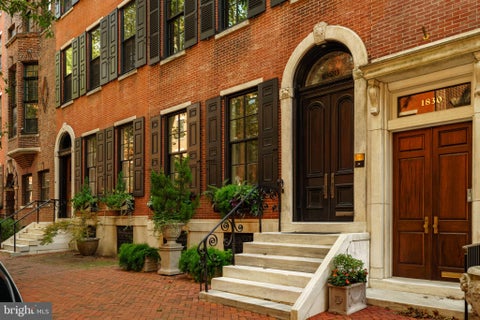 Townhouse For Sale - 1828 Delancey Place<br/> PHILADELPHIA, PA 19103