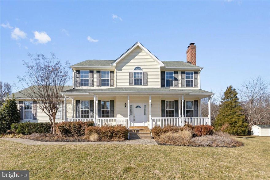 Nestled on a sprawling 1.28-acre lot, this exquisite Colonial-style residence offers a harmonious blend of luxury and comfort, perfect for those seeking an elevated lifestyle. Built in 2005, the home showcases impeccable craftsmanship and modern amenities, ensuring a warm and inviting atmosphere throughout. Step inside to discover an open floor plan that seamlessly connects the living spaces, accentuated by gleaming hardwood and ceramic tile flooring. The heart of the home is the gourmet kitchen, featuring stainless steel appliances, a spacious island, and an eat-in area that invites casual gatherings. The formal dining room provides an elegant setting for entertaining, while the cozy living room, complete with a wood-burning fireplace and mantel, creates a perfect retreat for relaxation. The primary suite is a true sanctuary, boasting a luxurious bathroom equipped with a soaking tub and a walk-in shower, along with a generous walk-in closet that caters to all your storage needs. Thoughtful details such as recessed lighting and ceiling fans enhance the ambiance, while window treatments allow for privacy and natural light. Venture outside to enjoy the beautifully landscaped front yard and expansive rear yard, ideal for outdoor activities or serene moments in nature. The deck offers a perfect spot for al fresco dining or simply unwinding while taking in the tranquil surroundings. A convenient shed provides additional storage for gardening tools or outdoor equipment. The property also features a fully finished basement with multiple access points, including a walkout level, providing endless possibilities for additional living space or recreation. With an attached side-entry garage accommodating two vehicles and ample driveway parking for guests, convenience is at your fingertips. This home is not just a residence; it's a lifestyle. Experience the perfect blend of luxury, comfort, and functionality in a setting that feels like a private retreat while still being close to local amenities. Embrace the opportunity to make this exceptional property your own and enjoy the exclusive lifestyle it offers.