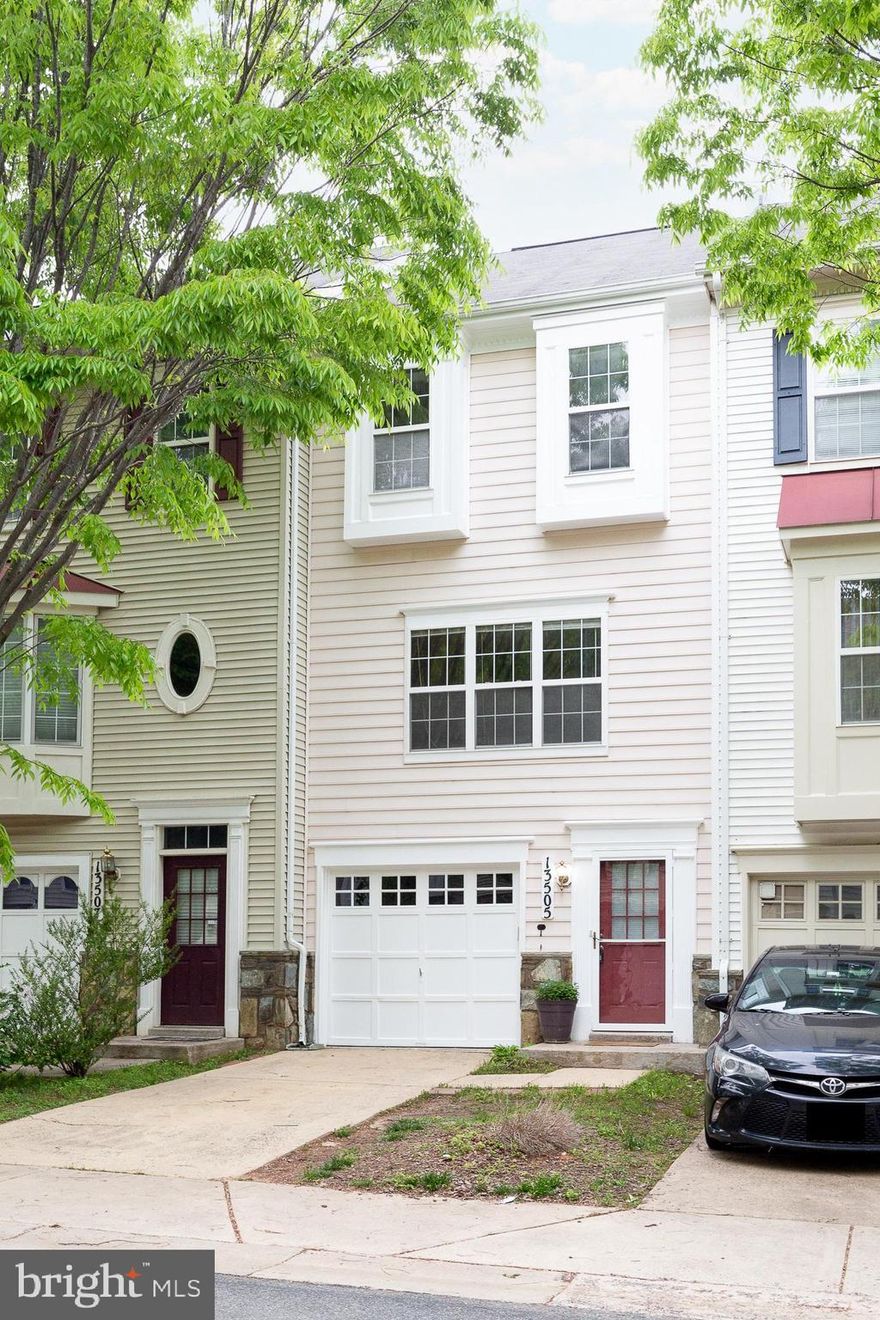 Lovely townhouse with TWO MASTER SUITES in the convenient area of Germantown. Total living area of 1534 sqft. All three levels are ABOVE GROUND. INTERIOR AND EXTERIOR FRESHLY REPAINTED. Dishwasher, Range, and refrigerator replaced within one year.  Outside unit of the heat pump replaced within five years. One-car garage and private driveway. Fenced backyard patio. SUPER CONVENIENT LOCATION. Short stroll to Kingsview Village Shopping Center with Giant, shops and restaurants and a second shopping center with 7-Eleven, gas station, restaurants, Beer & Wine. 5-minute drive to MARC train stations for commuting to Silver Spring and downtown DC. Next to soccer fields, walking trails, Fountain Hills local park. Swimming pool and the community center facility all included.